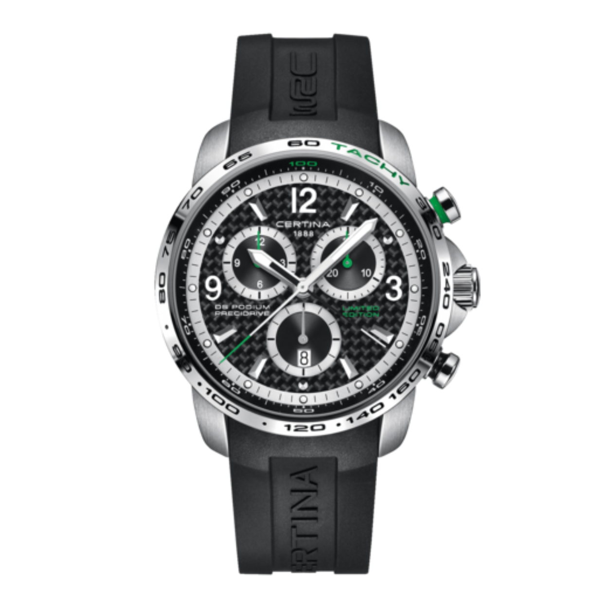 Ds podium chronograaf met rubberen band Limited edition