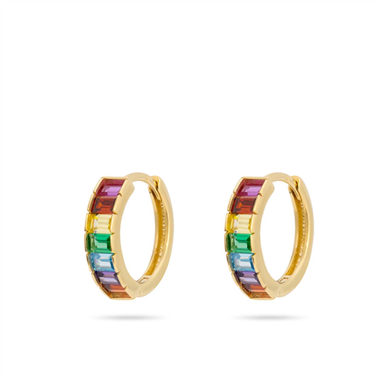 Dit zijn creolen van het merk Swing Jewels.