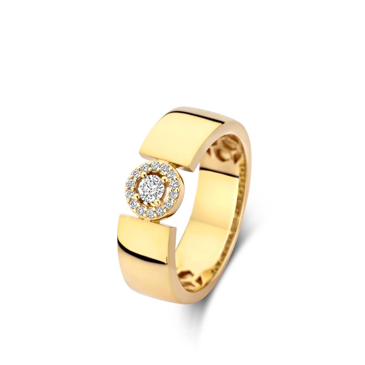 Ring One More goud 18kt met diamanten