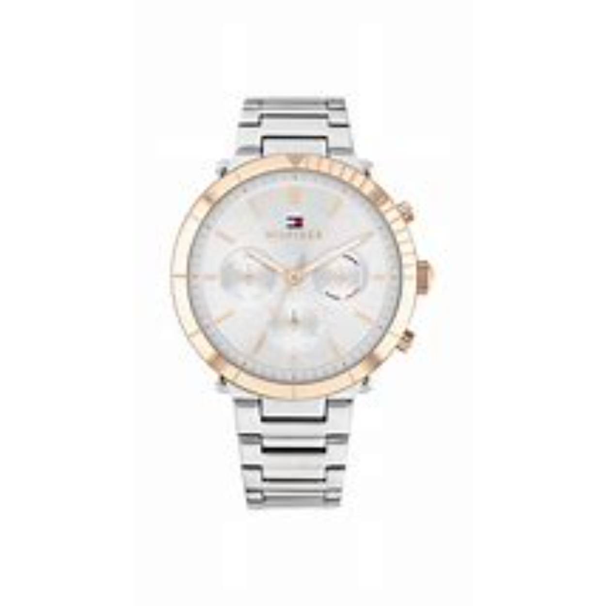 Horloge met zilver en rose kleur