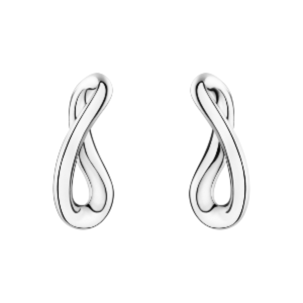 The INFINITY earrings were inspired by the symbol for infinity, the number 8. It was the perfect way for Regitze Overgaard, the esteemed Danish goldsmith behind the design, to commemorate the past while looking hopefully towards the future.