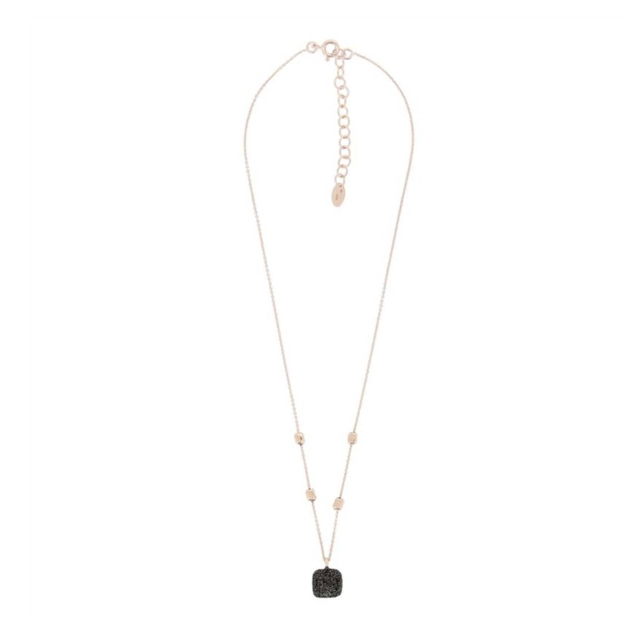 Polvere di Sogni Collier Pink Black Dust 39-42CM WPLVE2105