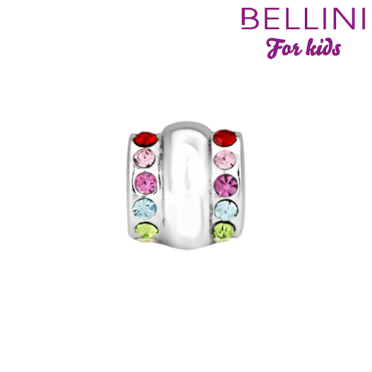 Bellini bedel met roze zirkonias
