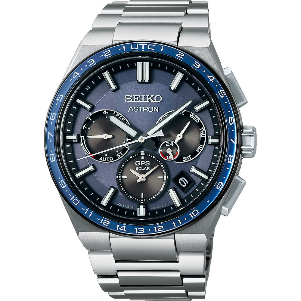 Prachtige Seiko Astron met stalen band.