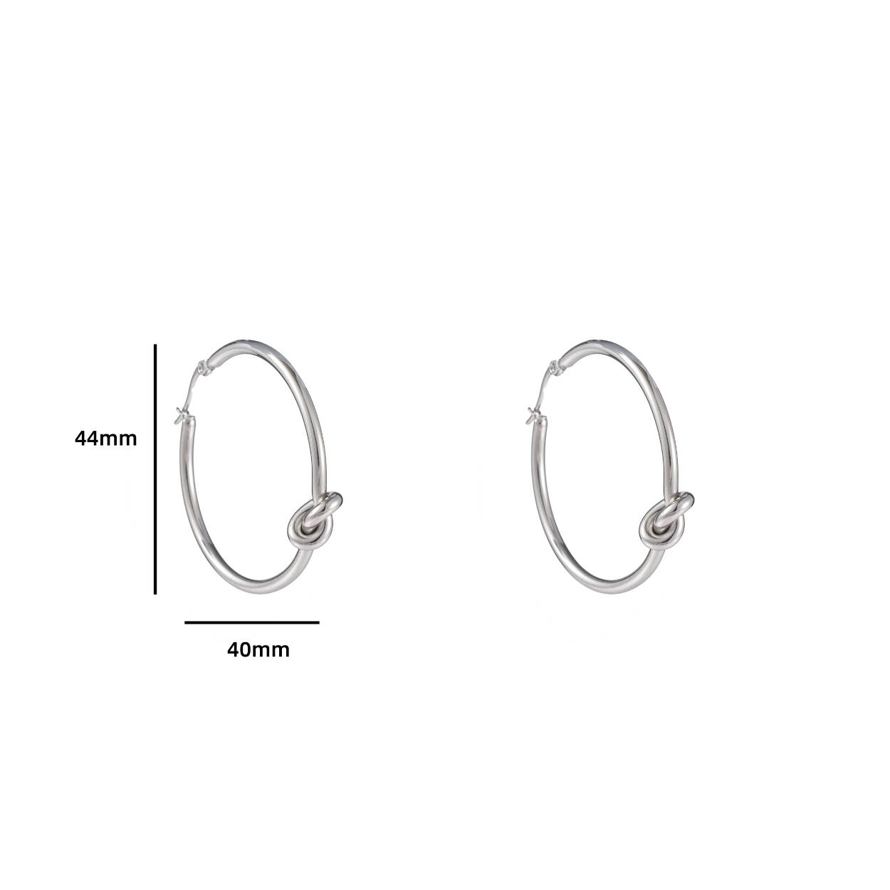 Knot Hoop - 40mm - RH
E4324-1