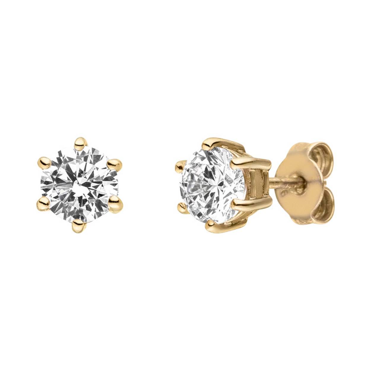 Prachtige oorsieraden van Viventy, bezet met zirkonia. 