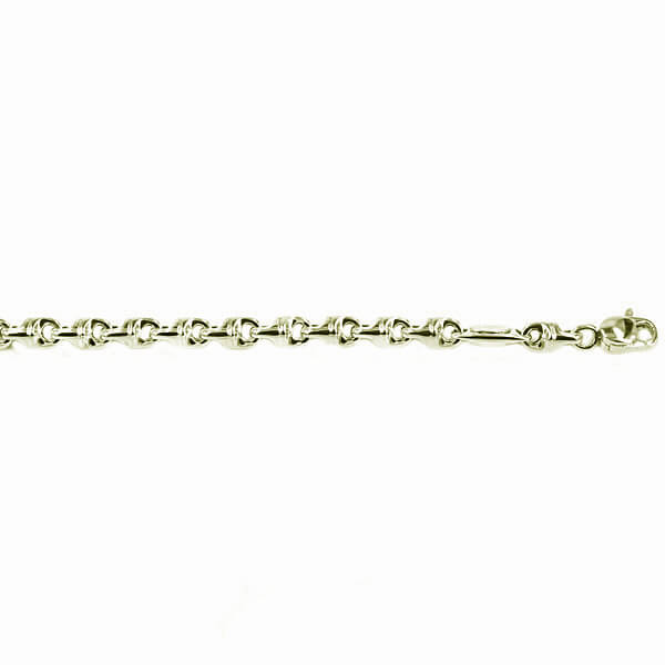 14-karaats geelgouden collier.
Lengte: 45 cm, 50 cm. Breedte: 3.5 mm.
Bijpassende armband mogelijk.