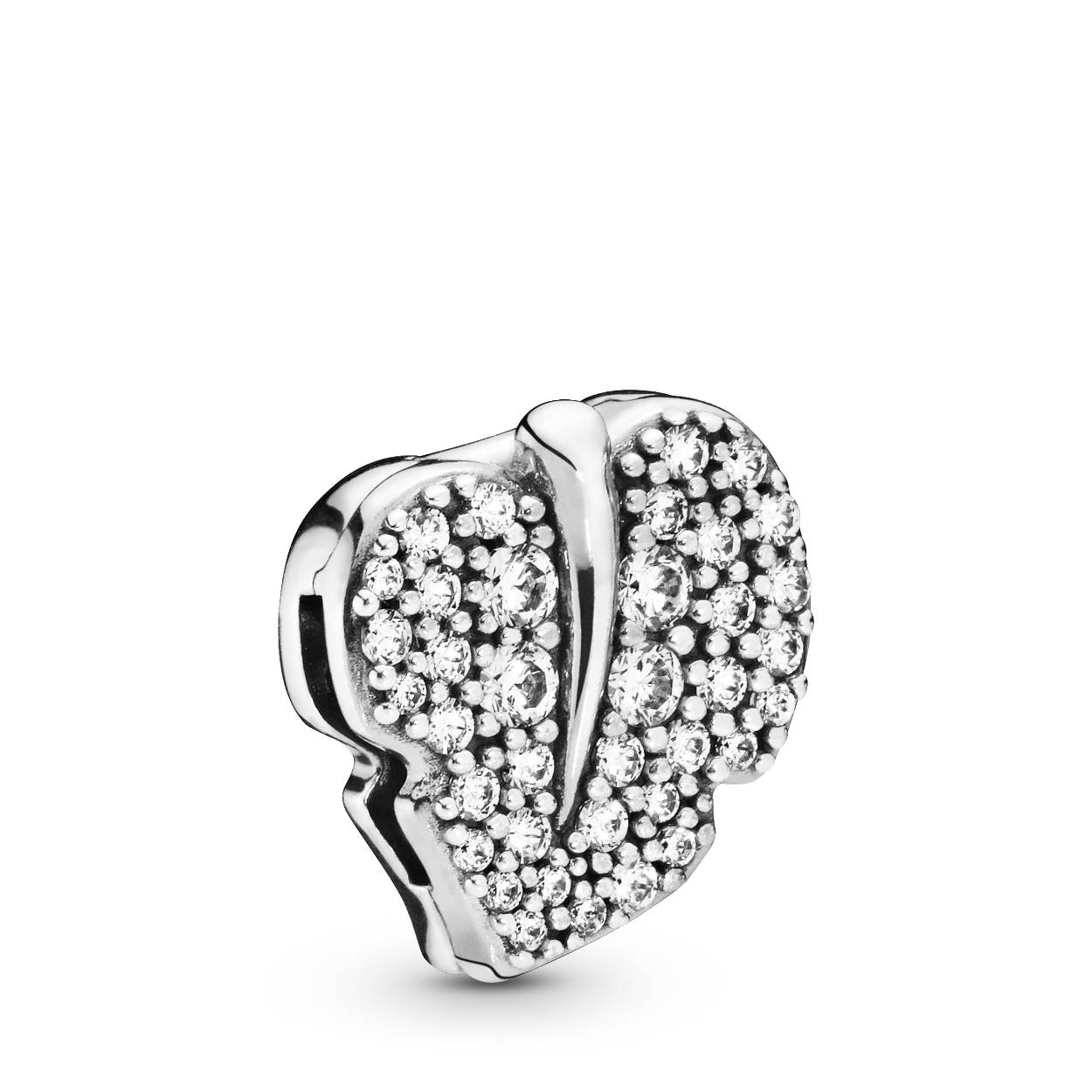 Pandora reflexions charm zilver blaadje - 798293CZ