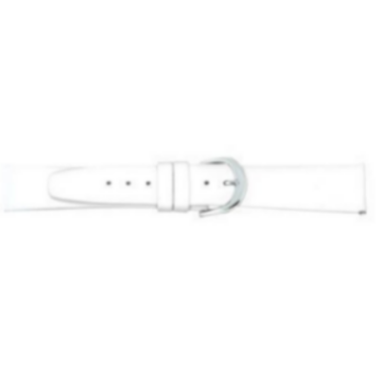 Horlogeband wit leer 20mm