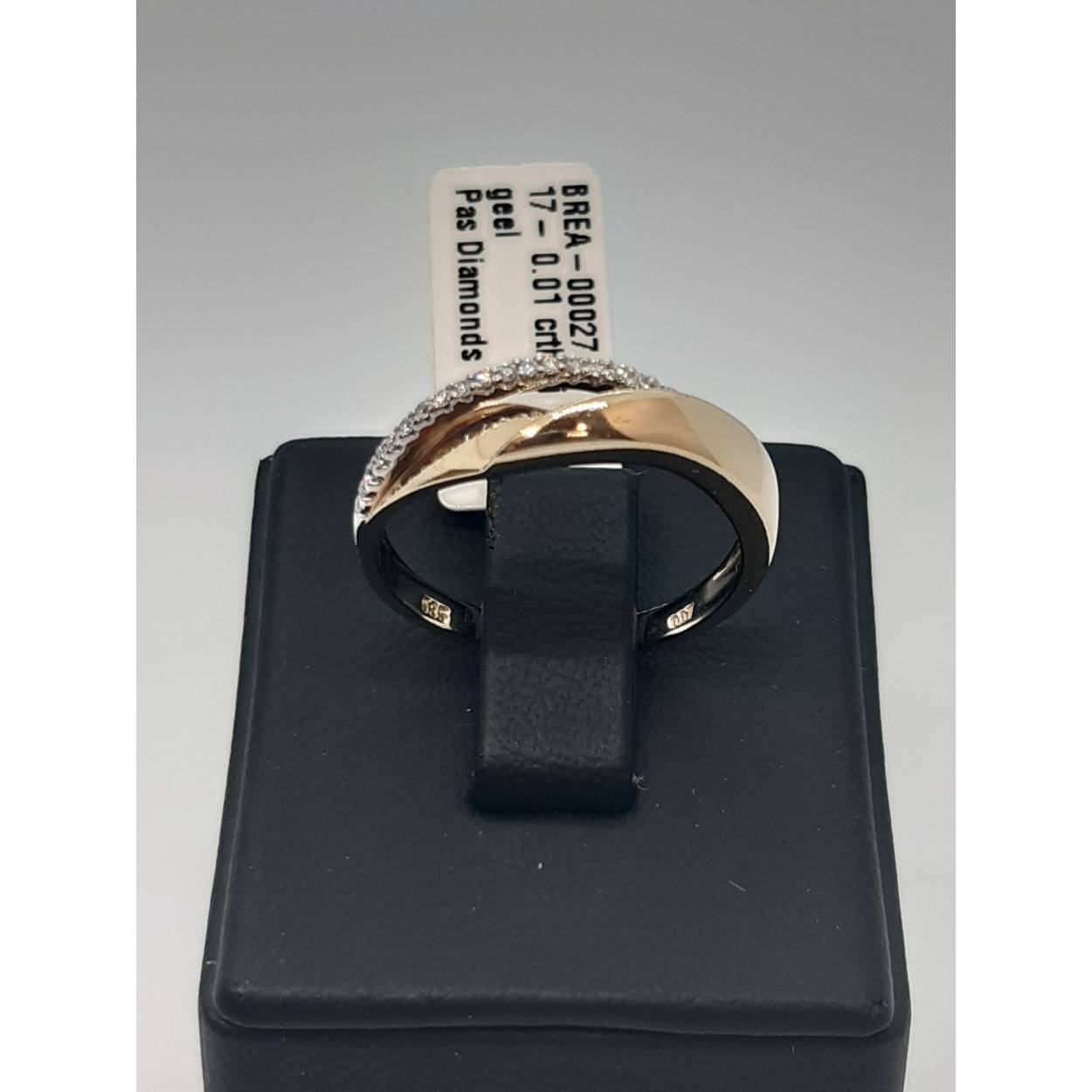 diamant gouden ring bicolor