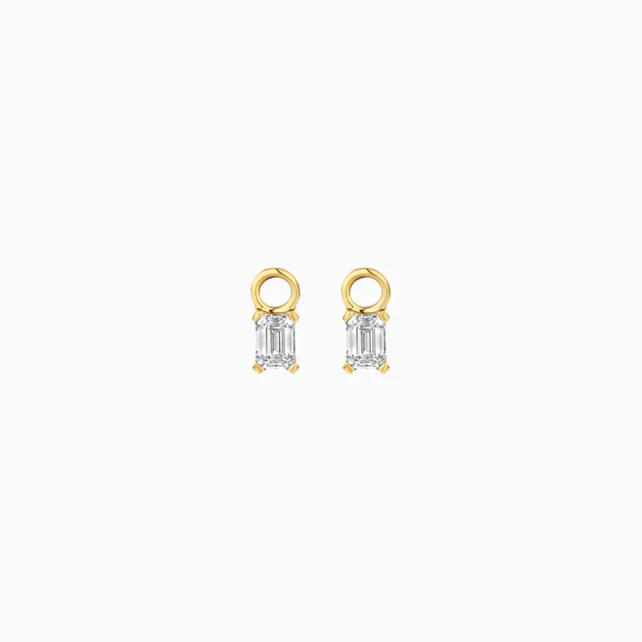 Blush Lab Diamonds Oorhangers LG9007Y/S - Geelgoud (14k) met Lab grown Diamant