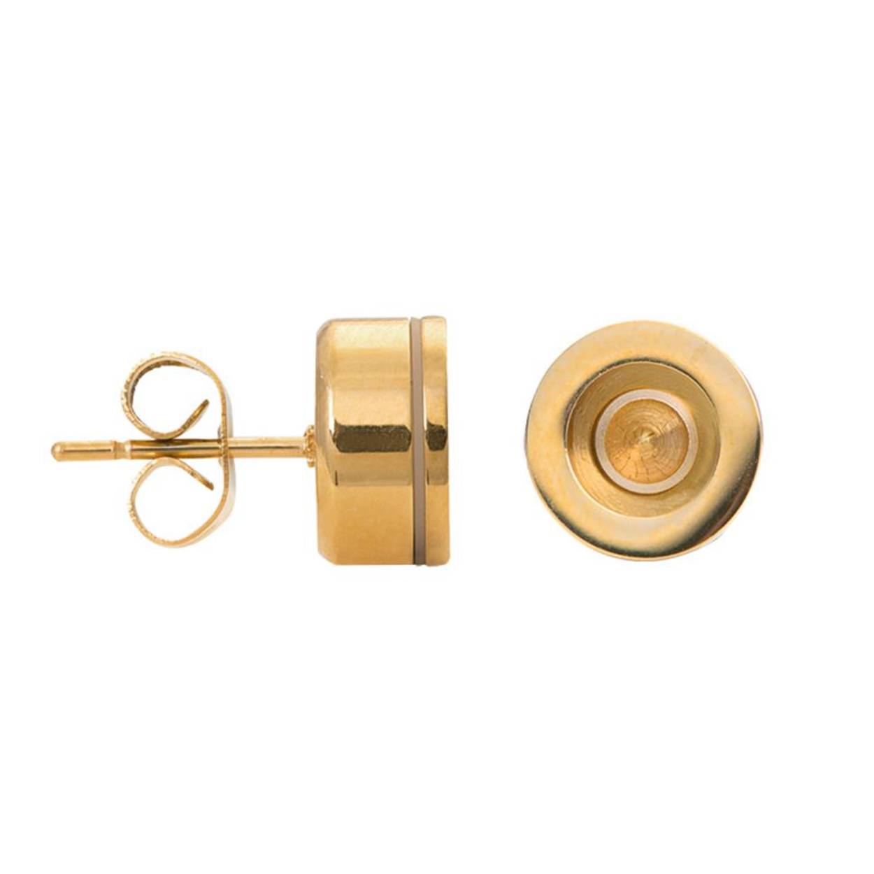 De iXXXi oorbellen CreArtive Base zijn gemaakt van stainless steel en zijn voorzien van een goudkleurige plating. De ear studs bestaan uit een oorknopje met een creartive base waarin je eindeloos kunt wisselen en combineren met onze collectie zirconia stones. Deze zirconia stones passen namelijk precies met de onderkant in de creartive base en sluit je af met een van schroefdraad voorzien ‘dekseltje’. De iXXXi oorbellen CreArtive Base zijn een echte toevoeging voor jouw ear party! Heb jij meerdere gaatjes in je oren? Draag dan deze goudkleurige ear studs in je achterste gaatje en kies bijvoorbeeld voor de iXXXi Creool 15mm Top Part Base voor in je eerste gaatje. Met welke iXXXi items combineer jij onze goudkleurige CreArtive Base oorbellen? 