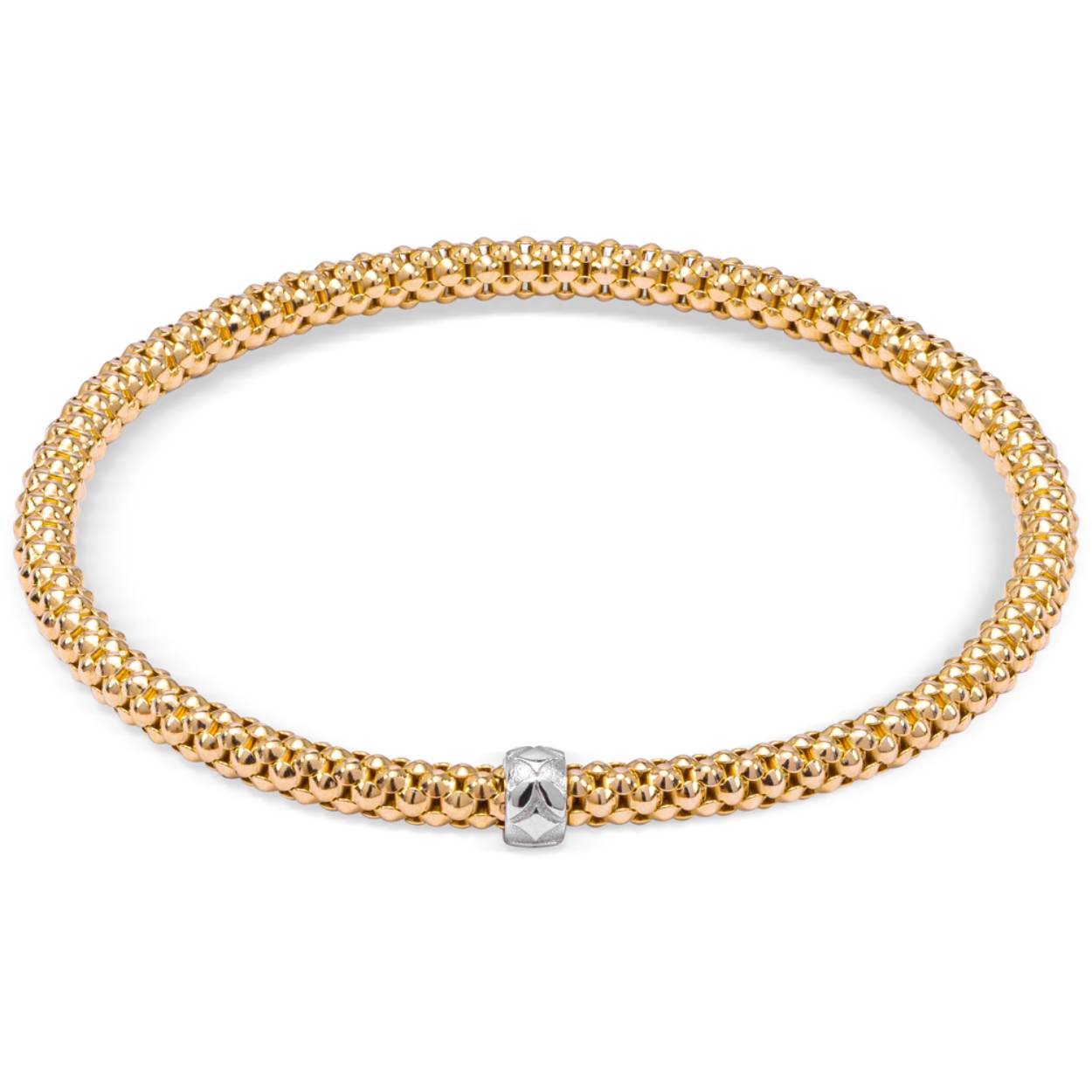 Laat uw pols stralen met de JH Brummer 18K Geel Gouden Stretch armband. Deze verfijnde armband, gemaakt van hoogwaardig 18-karaats geelgoud, biedt niet alleen een tijdloze elegantie, maar ook een comfortabele pasvorm dankzij het stretchontwerp. Of het nu een alledaagse stijl of een speciale gelegenheid betreft, deze armband voegt een vleugje luxe toe aan elke outfit en is een veelzijdige aanvulling op elke sieradencollectie.