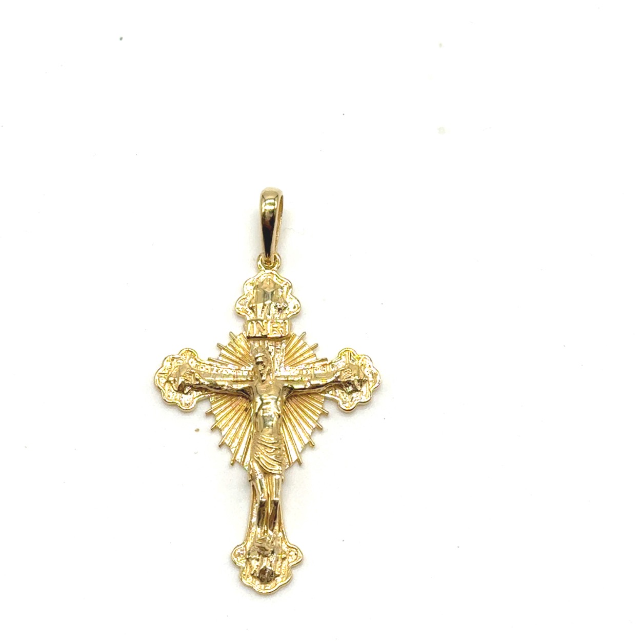 14k gouden heren kruis 