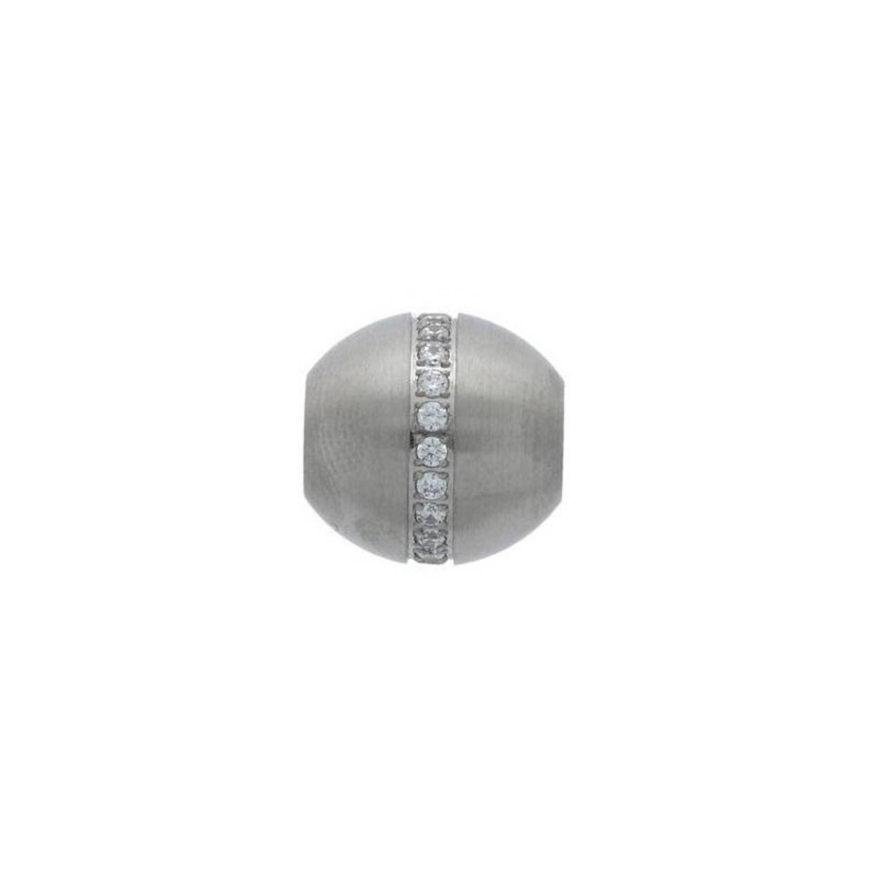 Staal hanger rond met zirkonia's 13 mm