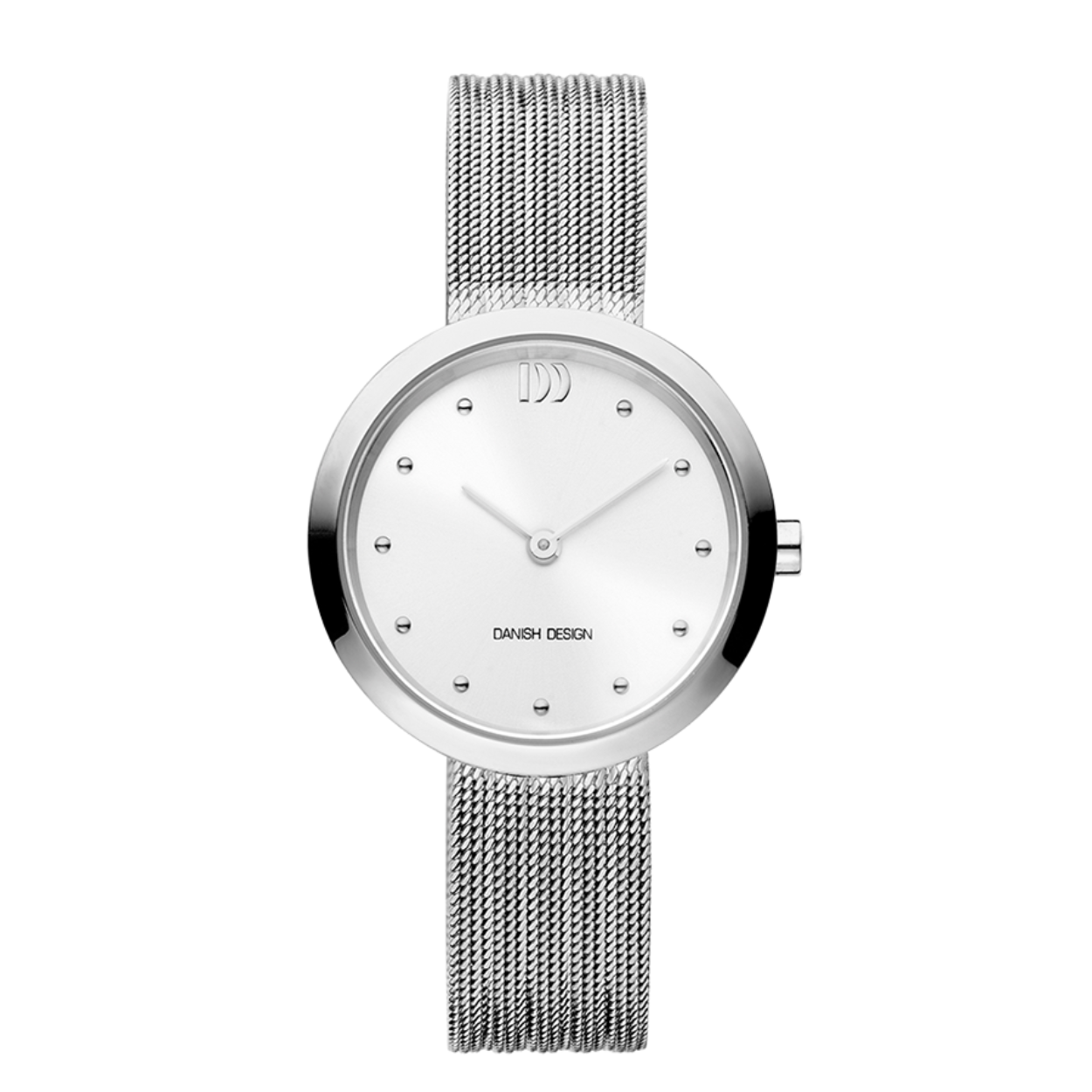 Danish Design dames horloge IV62q=Q1210
Stalen kast met witte wijzerplaat
Stalen mesh band
3 ATM waterdicht