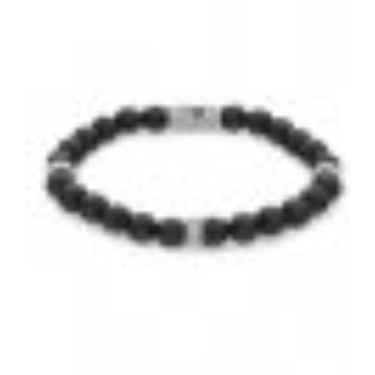 Tommy Hilfiger Jewels TJ2790435 Armband Heren Lava steen Beads 18,5cm
Deze unieke armband van Tommy Hilfiger van de jewelry serie met nr: TJ2790435 is een stoer chique model. De zwarte lava steen kralen heren armband is op elastiek geregen en heeft 3 fijne bewerkte tussenstukken en 1 wat groter tussenstuk met daarop het Tommy logo. De binnenste lengtemaat is 18,5cm maar door het elastiek is de armband makkelijk te dragen op verschillende pols breedte.

Het merk:
Tommy Hilfiger is wereldwijd één van de grootste designer lifestyle merken en is internationaal bekend om haar classic American cool stijl. De sieraden zijn voor dames en heren met een eigen stijl, die niet bang zijn om dit aan de wereld te laten zien.

Specificaties:
- Artikelnr: TJ2790435
- Zwarte beads armband
- Materiaal: Edelsteen
- Lengte rekbaar
- Heren sieraad
