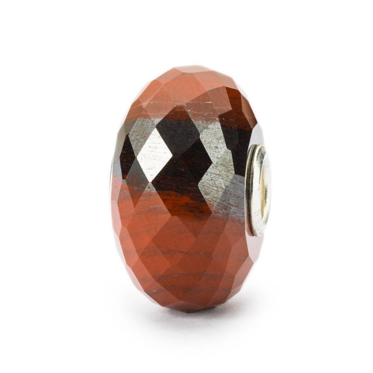 Trollbeads Rode Chalcedoon met hematiet (Black Friday)