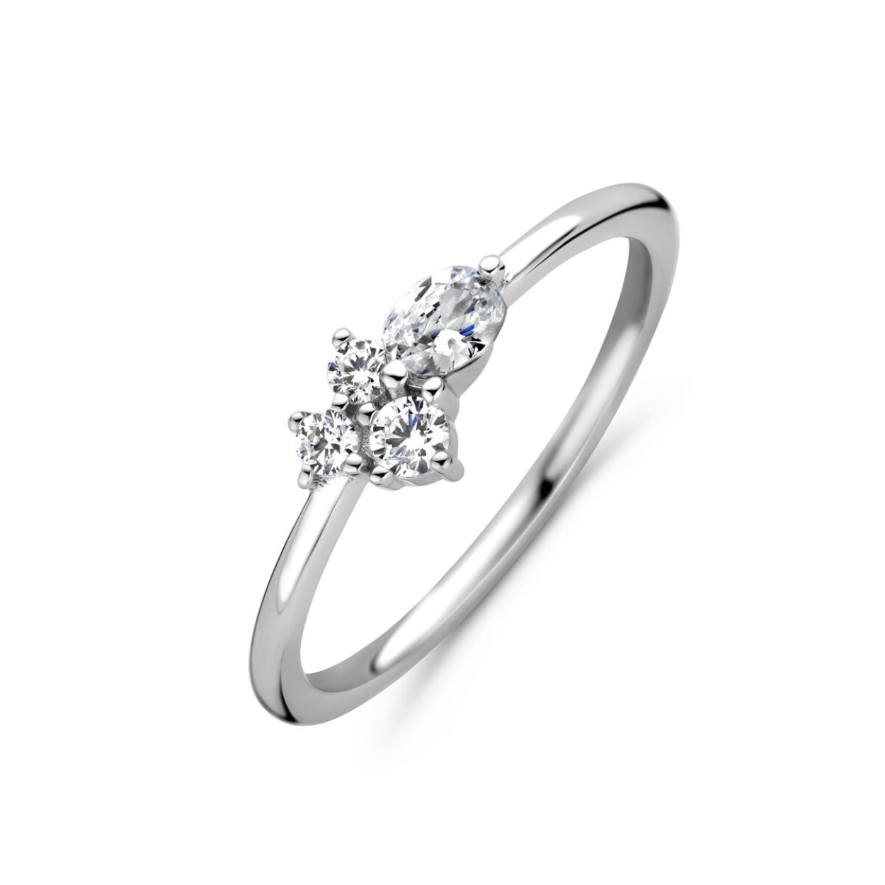 Zilver ring zirkonia 5,5mm
Gerhodineerd 925 zilveren ring uitgevoerd met zirkonia. De ring heeft een breedte van 5.5mm.
