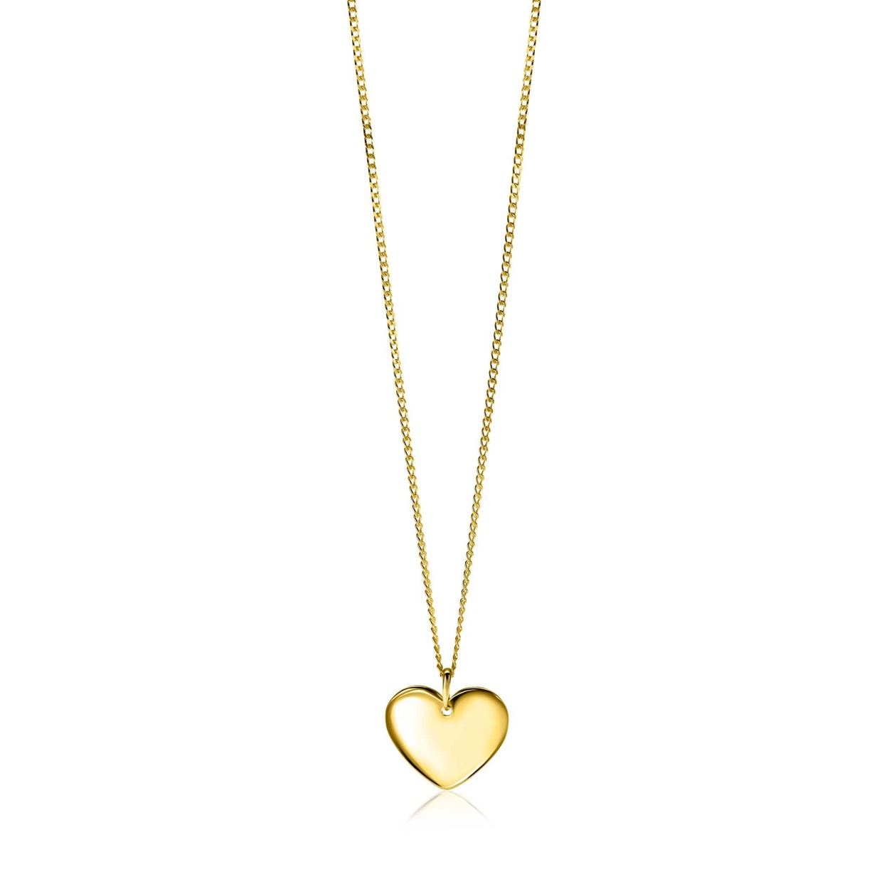 zilver verguld hart