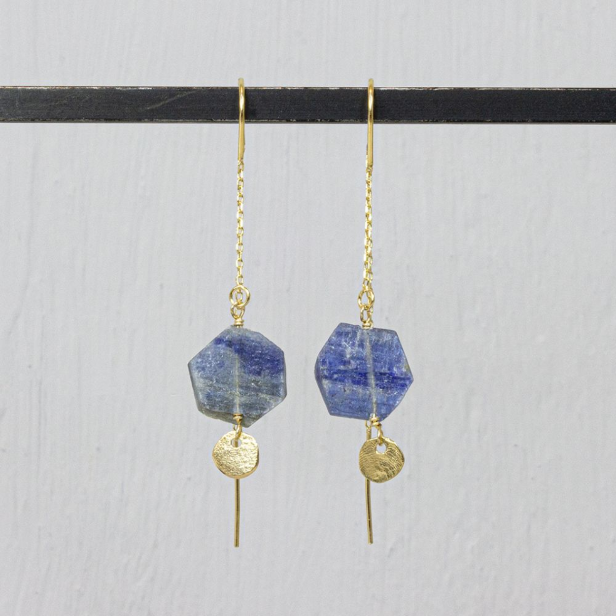 Jeh Jewels Doortrek oorhangers Kyaniet 20854