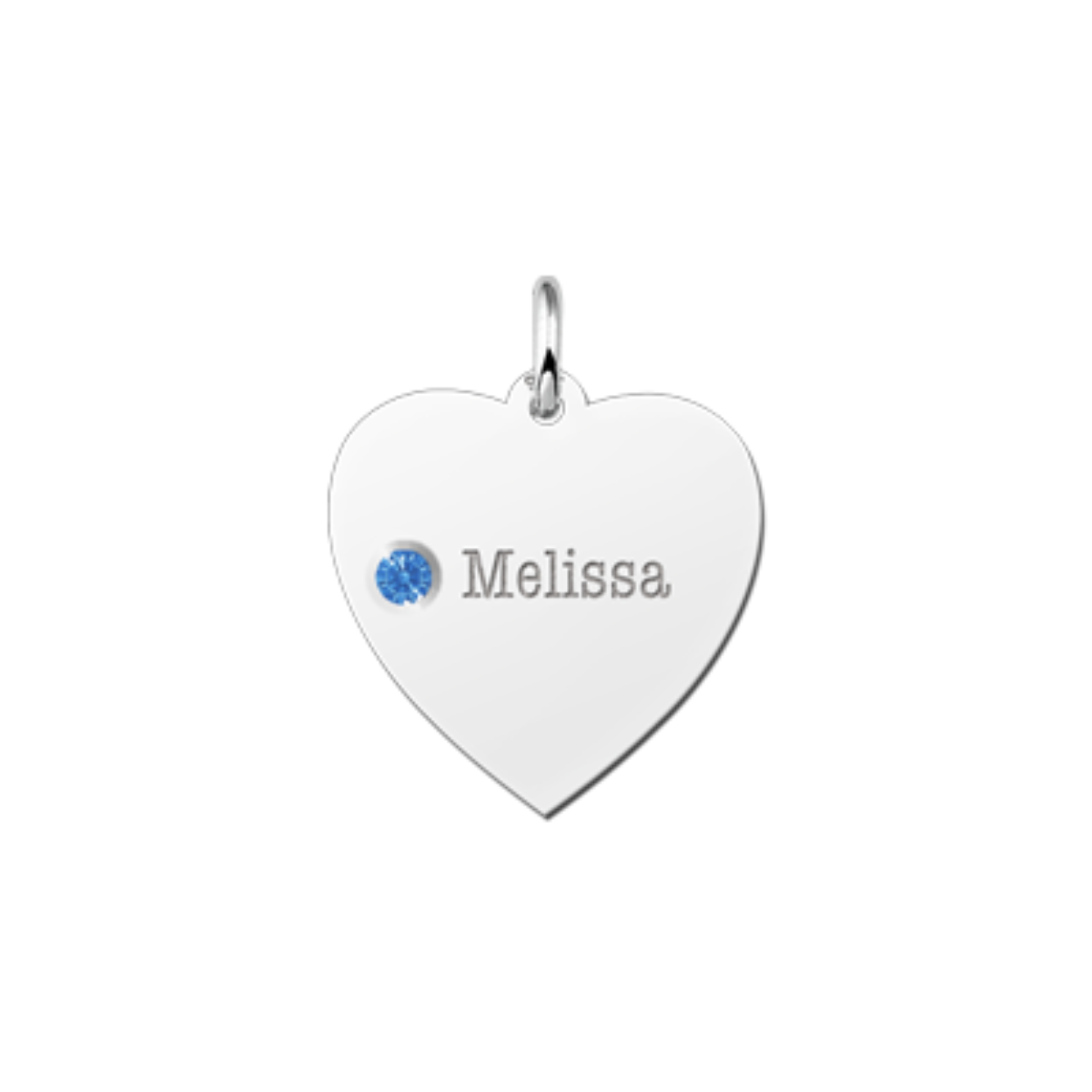 925 zilveren hart hanger met geboorte steen.
Afmeting van deze hanger: 17x17MM
Deze hanger kan u bestellen met naam/woord naar keuze en geboorte steen naar keuze:

Januari "Granaat"
Februari "Amethist"
Maart "Aquamarijn"
April "Diamant"
Mei "Smaragd"
Juni "Lichte Amethist"
Juli "Robijn"
Augustus "Peridot"
September "Saffier"
Oktober "Rozenkwarts"
November "Geel Topaas"
December "Blauw Topaas"

U kan bij het afrekenen, bij het kopje opmerkingen vermelden welke steen en naam/woord er op gegraveerd mag worden.
(bijvoorbeeld: Steen Januari, naam/woord)

Bij eventuele andere vragen kan u ons telefonisch bereiken.

Levertijd ongeveer: 14 dagen.
U word op de hoogte gehouden over het leveringsproces.

Is deze mooie zilveren hanger met naam en geboorte steen een cadeautje voor jezelf of voor iemand anders? Bekijk ons assortiment voor bijpassende sieraden.