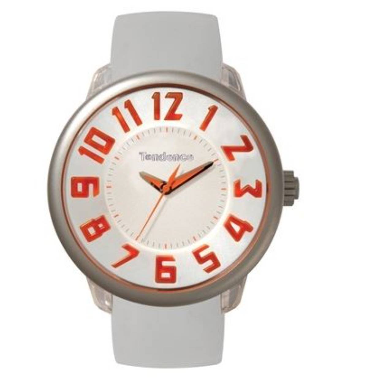 Tendence horloge GF 3H Grey & Red TO630005