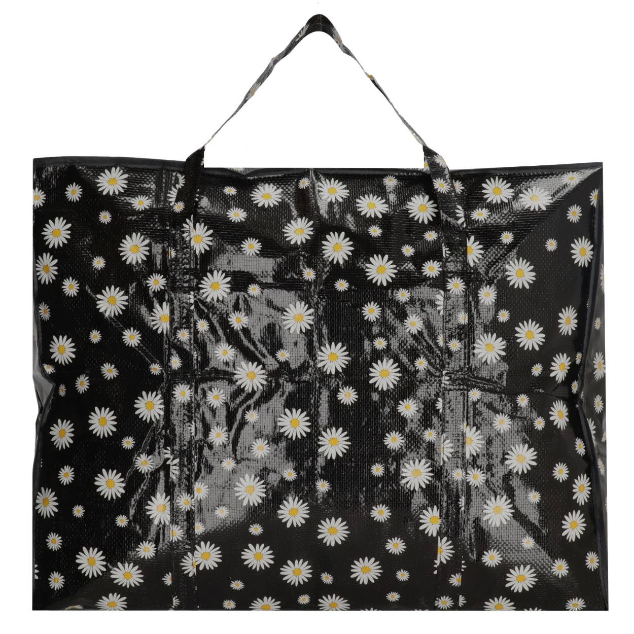 Grote tas voor het opbergen van kleding, dekens of kussens.
Onverwoestbaar en opvouwbaar.

Extra groot
Afmetingen:
Hoogte 58cm x Breed 48cm x 28cm diep