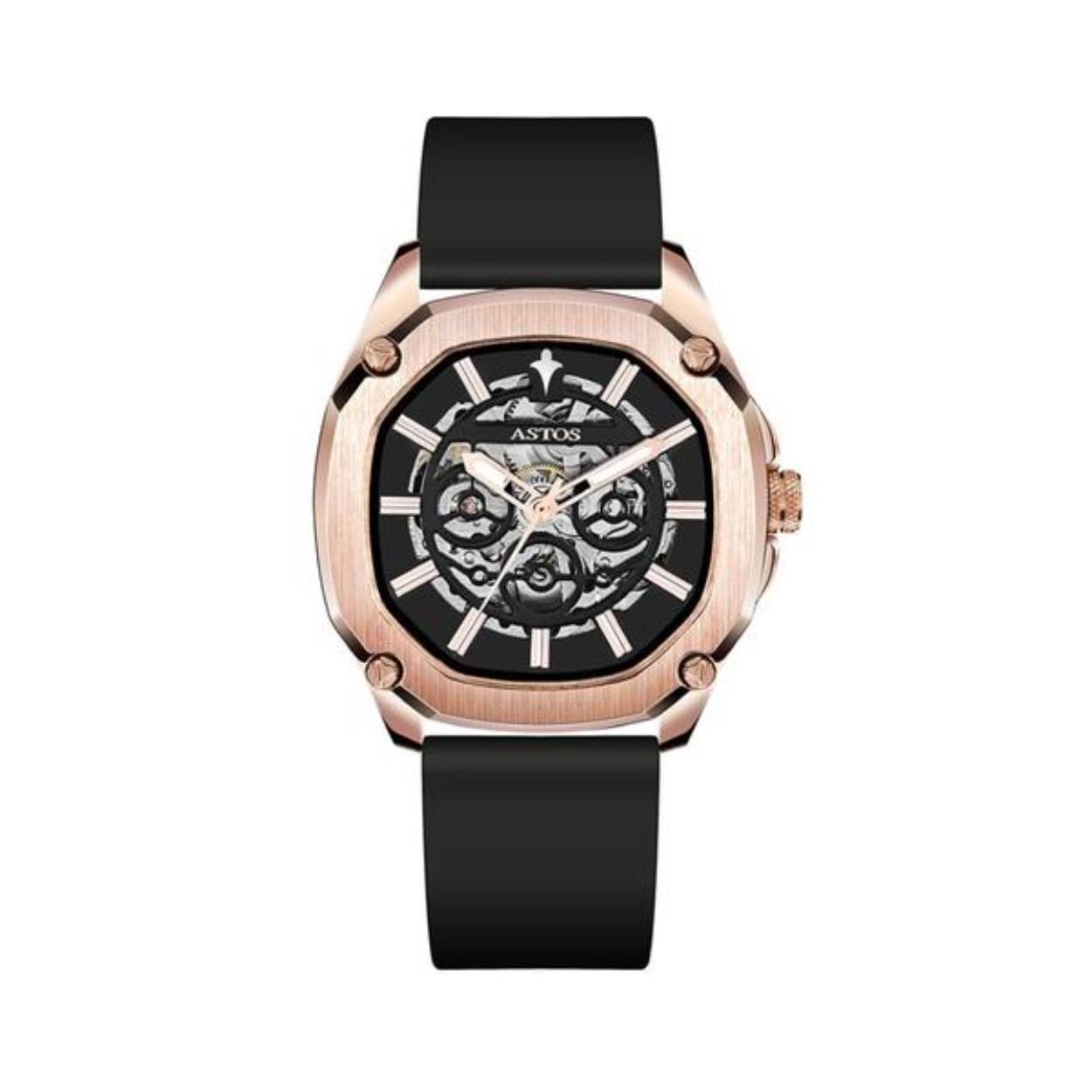 De verkoop van de horloges gaat snel, ze worden steeds opnieuw besteld. 

Het uitgebreide vakmanschap dat in elk uurwerk zit, maakt het tot een essentieel accessoire voor elke leider met ambitie voor succes. Perfect ontworpen om een gewaagd statement te maken, of u nu de teugels in handen heeft in de directiekamer, of een glas high-end champagne in de privélounges van de meest exclusieve hotels van Dubai.

Vanaf dit moment heeft u de keuze; om elke laatste druppel van uw bloed, zweet en tranen te geven om te worden wie u bestemd was te zijn, of niet... Maar weet dat, als je er alles voor over hebt, het de moeite waard zal zijn - en het zal je lukken. Dat is de ASTOS-benadering van het ontwerpen van horloges en van het leven. De prachtig met de hand gepolijste afwerking laat de wereld weten dat je bent gearriveerd - je acties zullen laten zien als je er mee bezig bent om het te veroveren.