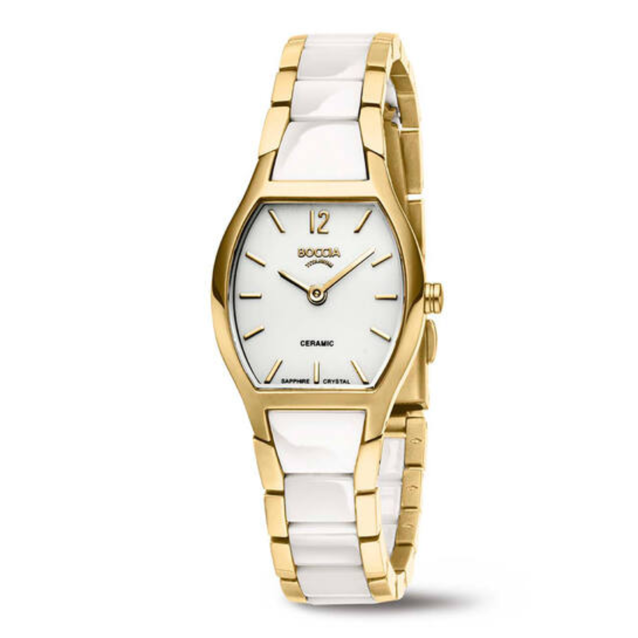 Boccia Horloge Titanium/Keramiek 3361-03 