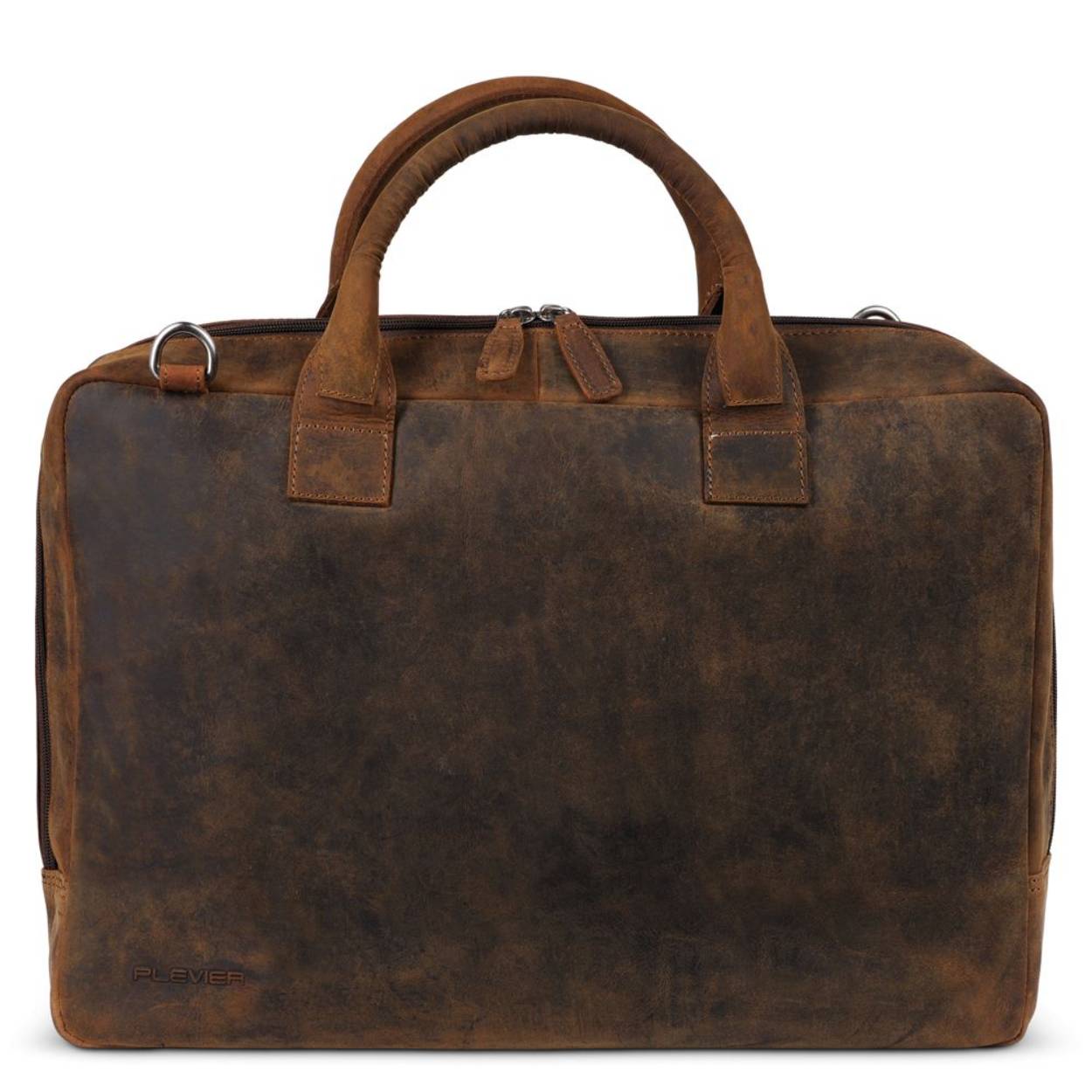 Deze stoere laptoptas is gemaakt van plantaardig gelooid vintage volnerf rundleer en heeft 1 ruim hoofdvak, waarin een gepolsterd gedeelte voor een 17.3 inch laptop zit en twee rekbare vakken voor muis/adapter en bekabeling. Er wordt een schouderband met een comfortabele schouderpad meegeleverd.
Maat tas (BxHxD)	B 42 x H 30 x D 9, 5 cm
Maat laptopvak (BxHXD)	B 41 x H 28 x D 3,5 cm
Laptop formaat	17.3 inch
Materiaal	Leer
Schouderband	Schouderriem met schouderpad (afneembaar)
