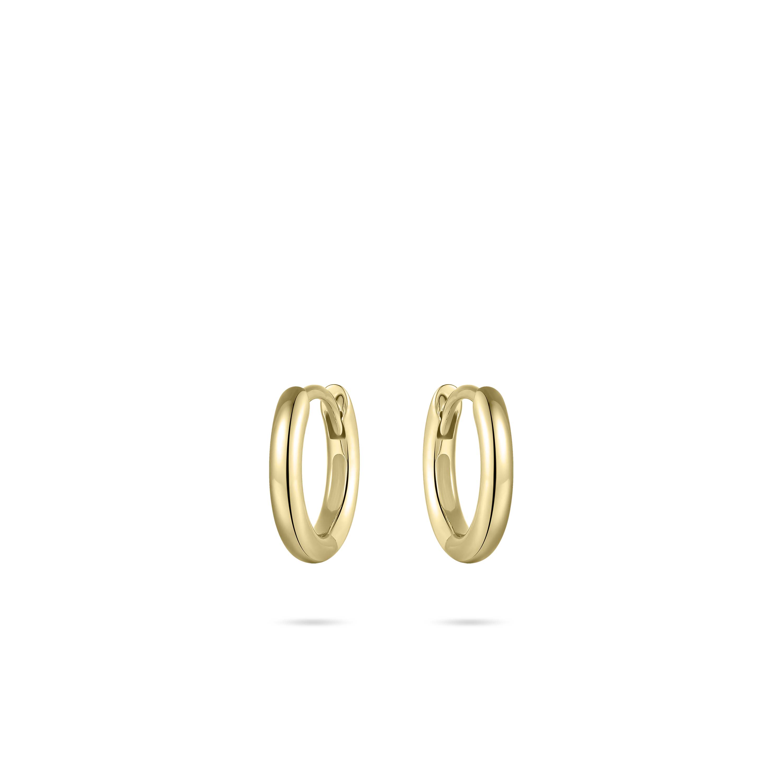 Gisser Jewels Zilver oorringen goud VGKCL2/12