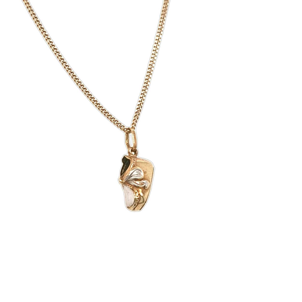 gouden bedel babyschoen