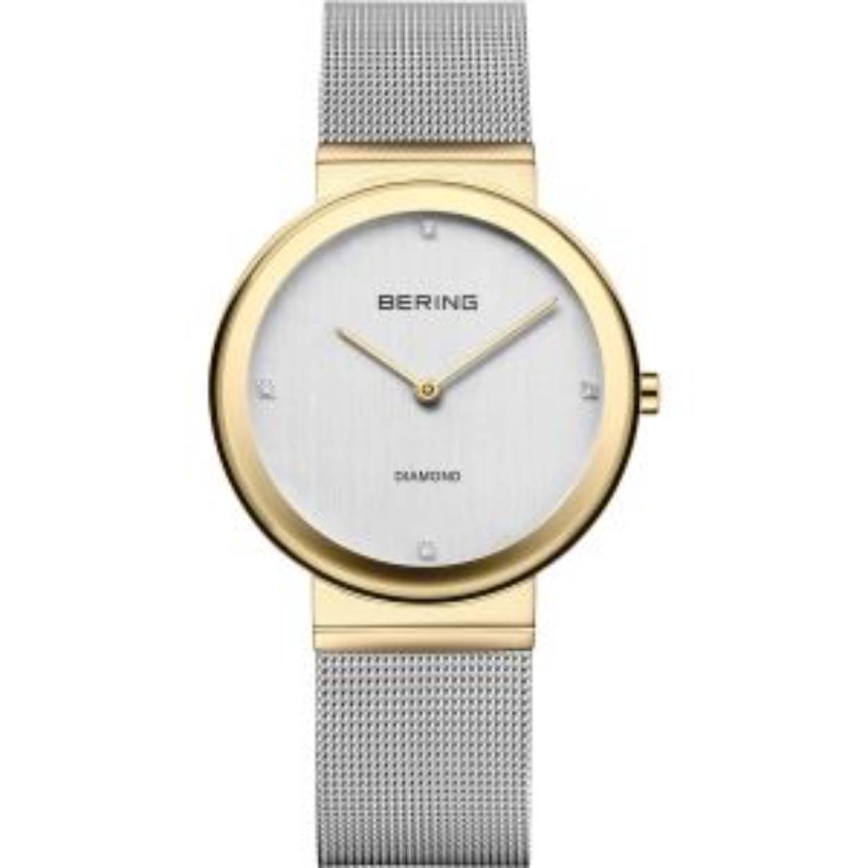 Bering dames horloge met milanese band 10135-010