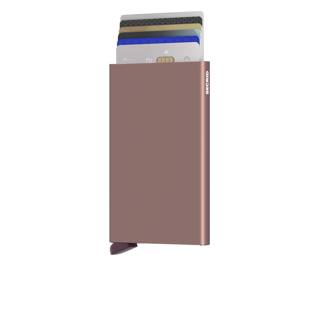 De Cardprotector is het hart van de collectie en onze meest minimalistische wallet. Het gepatenteerde mechanisme geeft met één simpele beweging toegang tot je kaarten: klaar voor gebruik. De aluminium behuizing beschermt de kaarten tegen buigen, breken en ongewenste draadloze communicatie.
Draagt
4 verdikte of 6 platte kaarten
Afmetingen en gewicht
63 x 102 x 8 mm
48 g