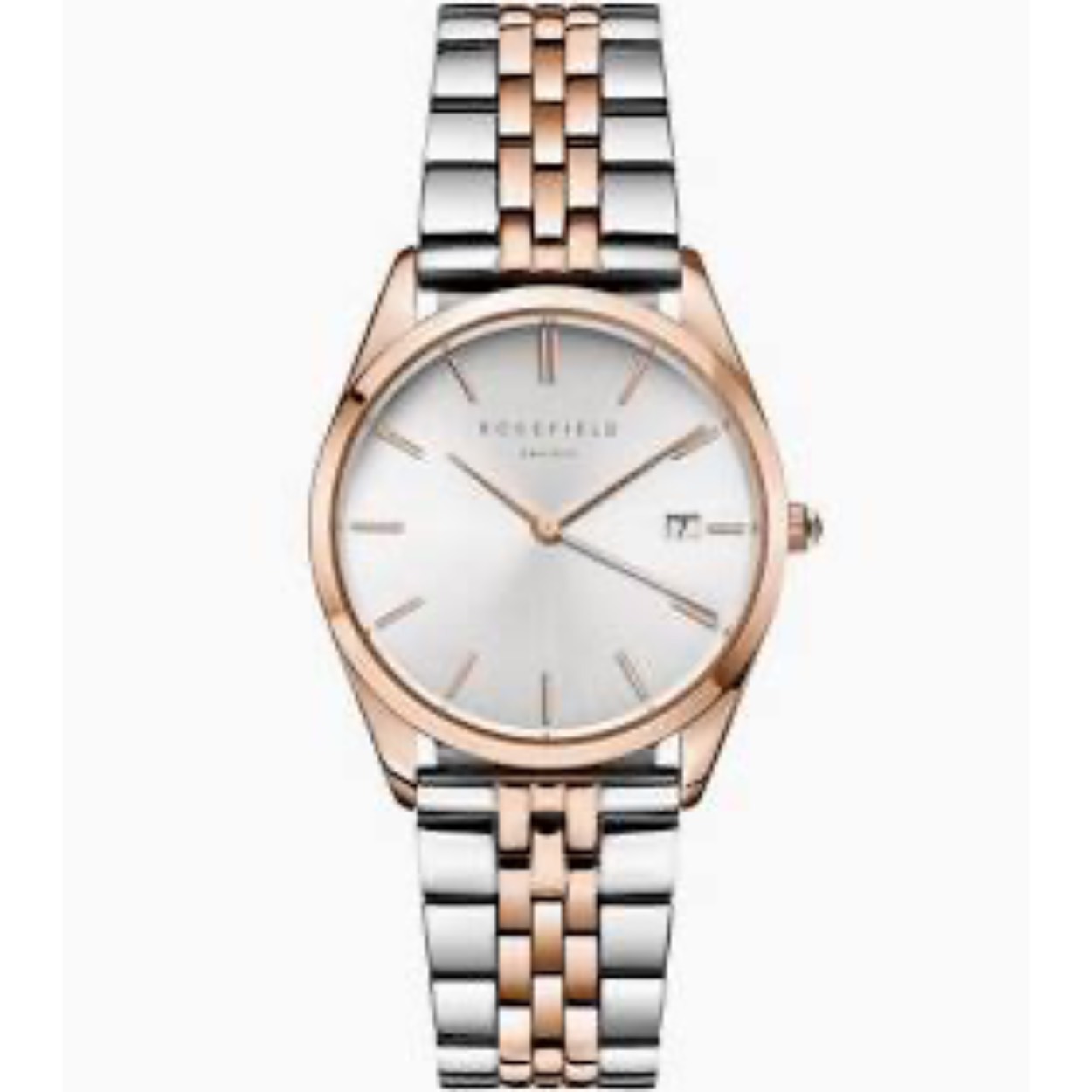 Verguld horloge met schakelband 