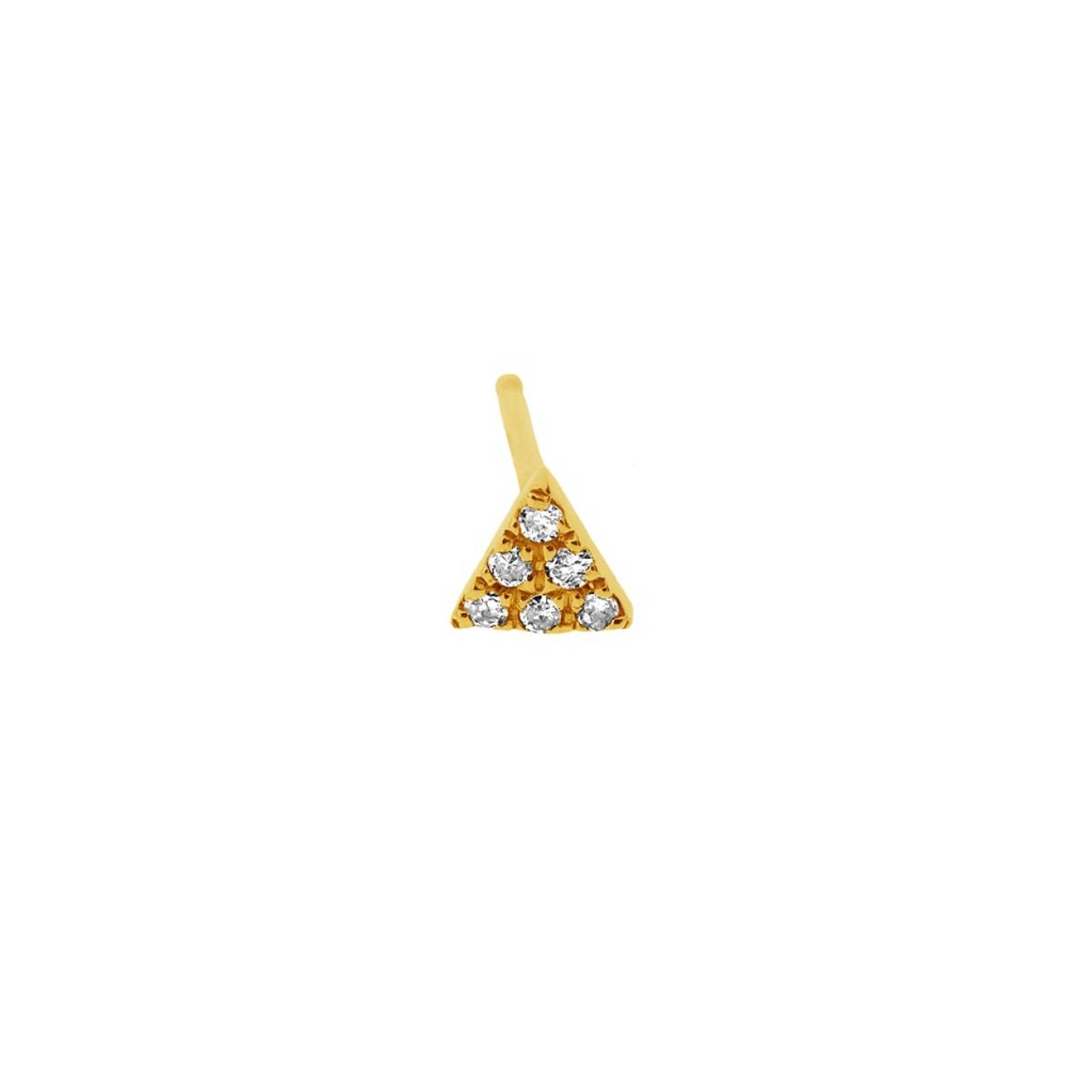 Hanger zilver geplac. met 9 diamantjes