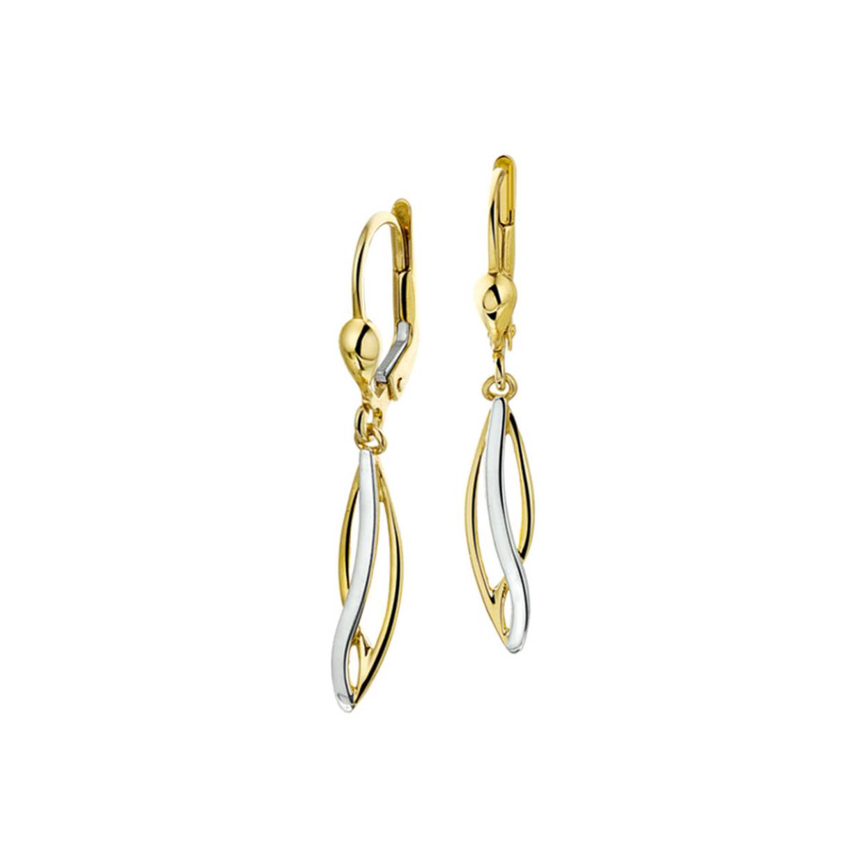 4017316 Geelgoud oorhangers