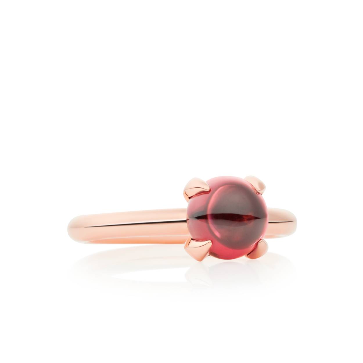18krt Roségoud
Rhodoliet 8mm