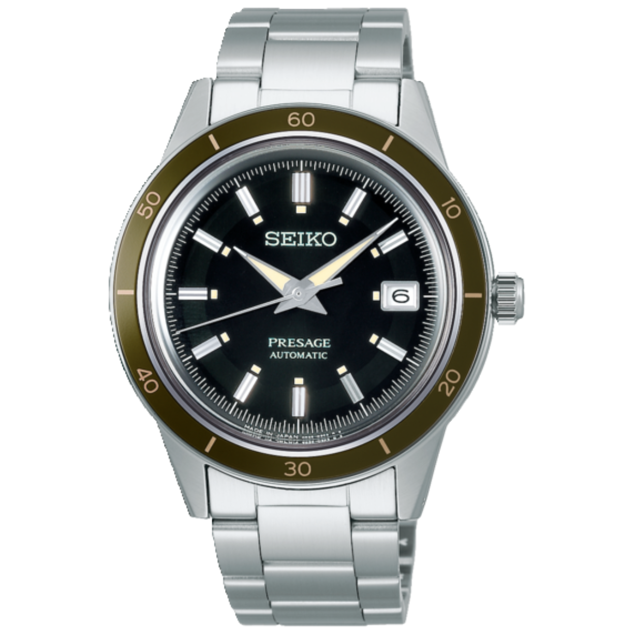 Dit Seiko Presage SRPG07J1 Horloge niet aan jouw collectie ontbreken. Dit horloge is gemaakt van edelstaal in combinatie met een donkere wijzerplaat onder hardlex mineraalglas. De kast met bruine kastring heeft een strakke uitstraling en heeft een diameter van 40,8 millimeter.