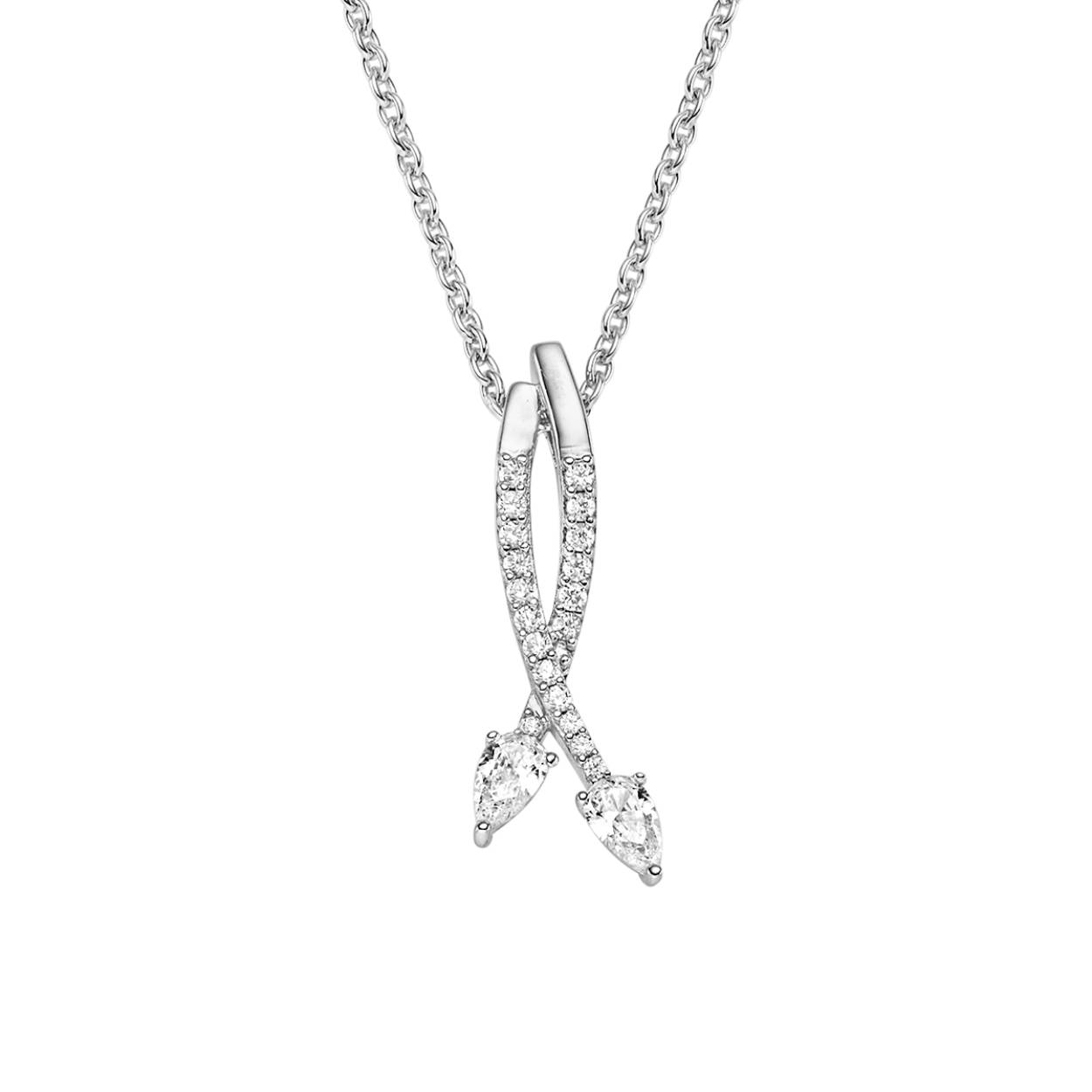 Prachtig Viventy collier afgewerkt met zirkonia. Combineer deze collier met een bijpassende ring en oorsieraden.