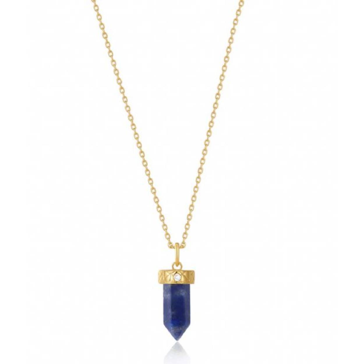Ania haie zilver goud verguld collier Lapis Point Pendant