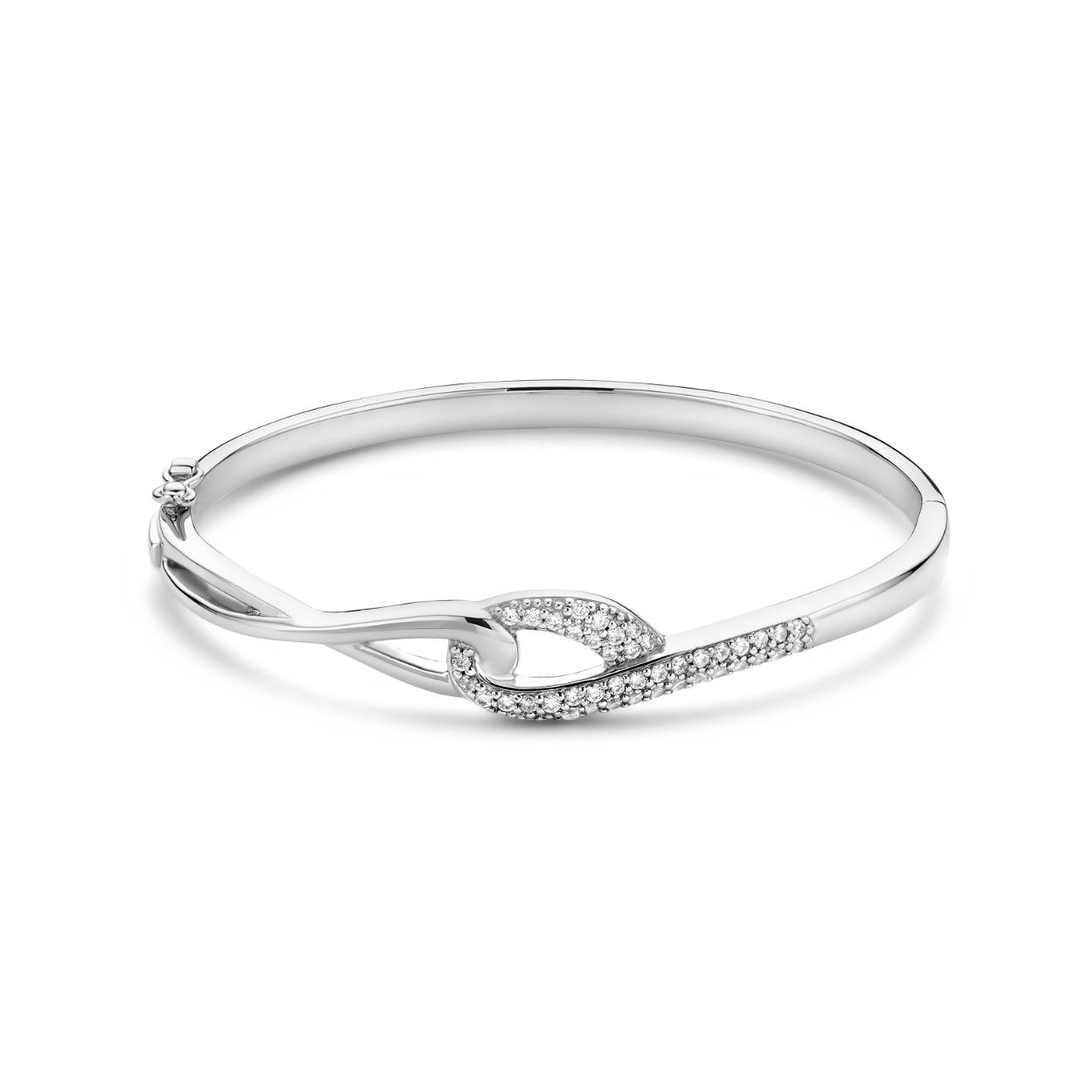 Rosa di Luca zilveren armband met zirkonia