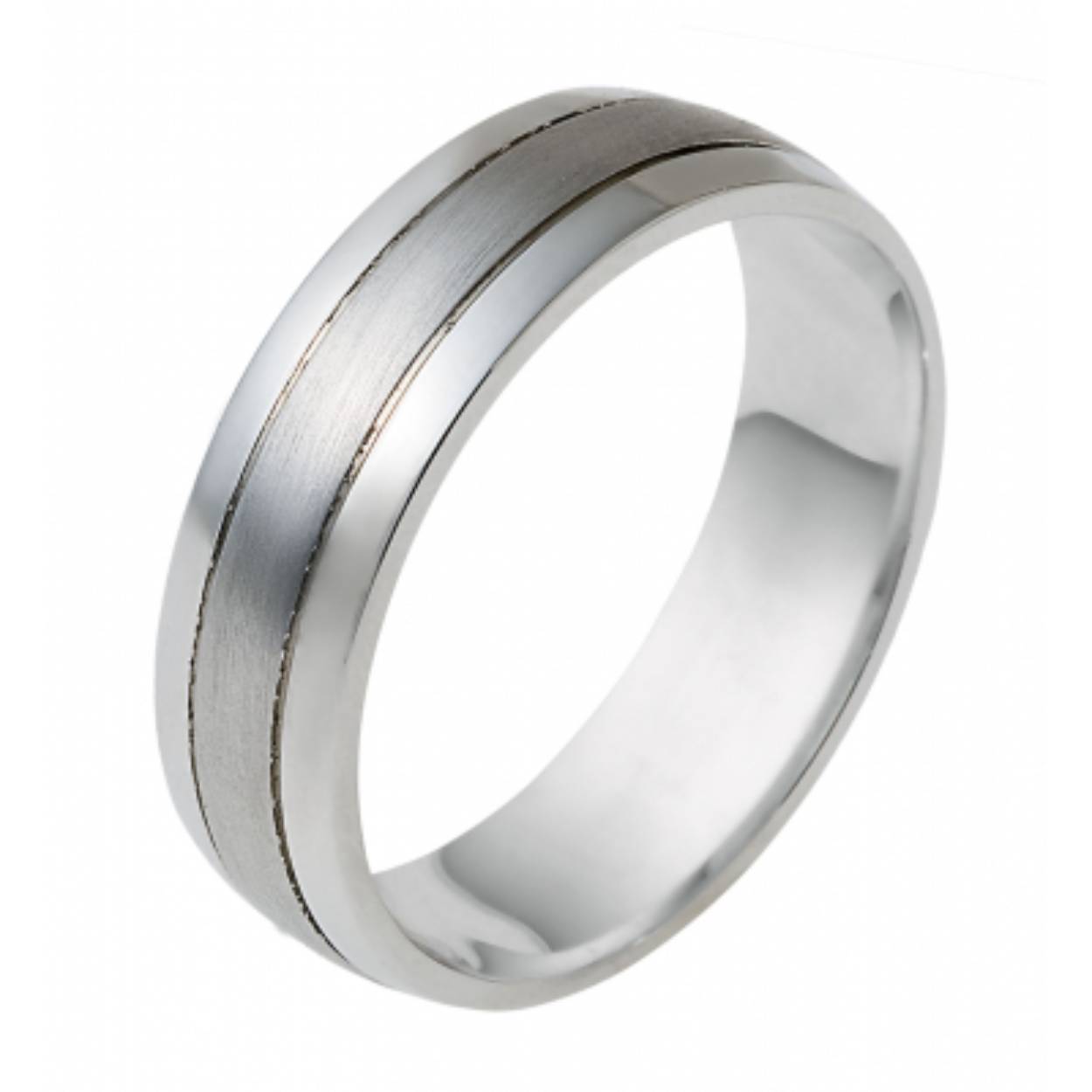 585 witgouden trouwringen mat/glimmend. 4 mm breed maar kan in meerdere breedte besteld worden. De damesring heeft geen diamant. Prijs is op aanvraag