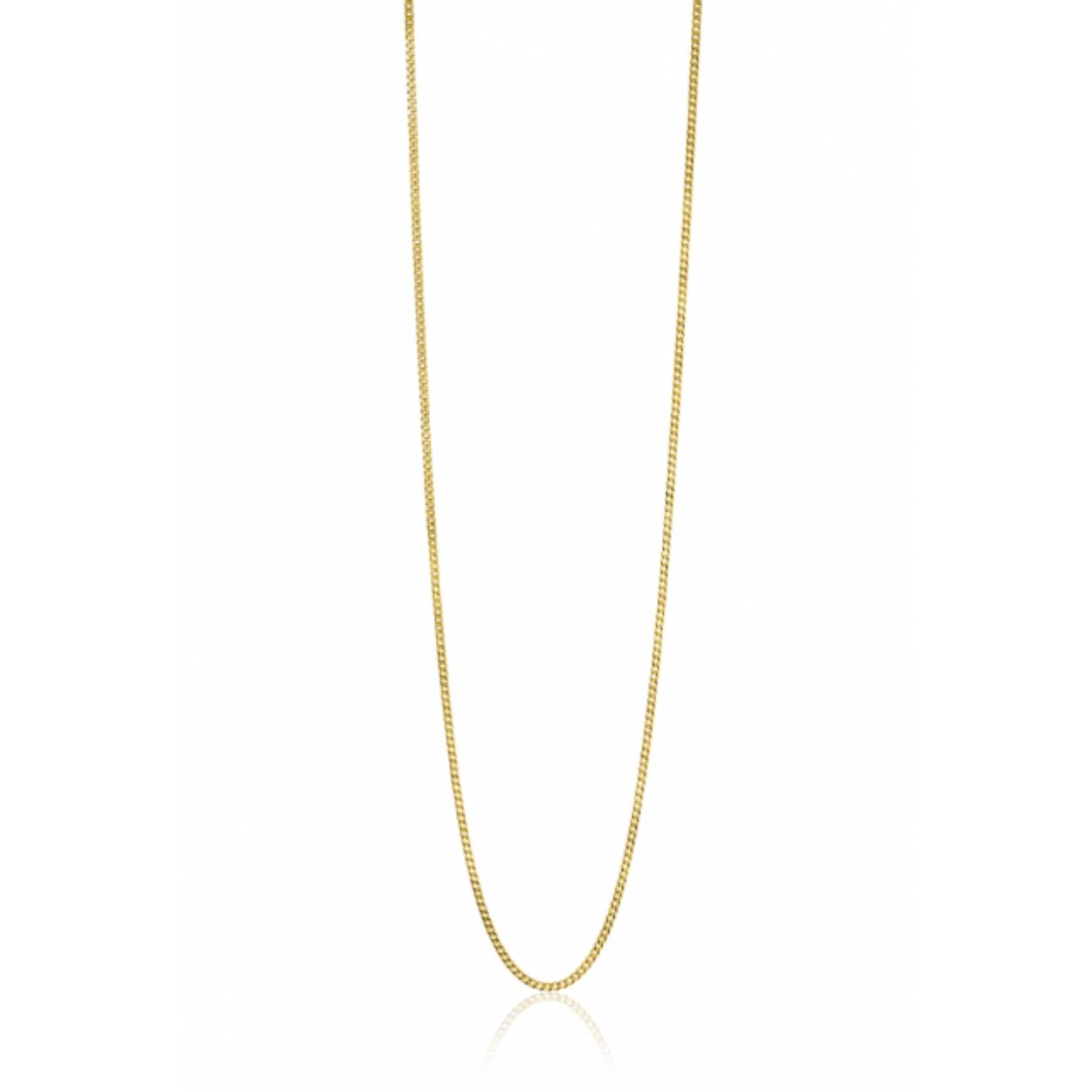 Dit is een ketting van het merk Zinzi. De ketting is  geel van kleur en gemaakt van goud. 