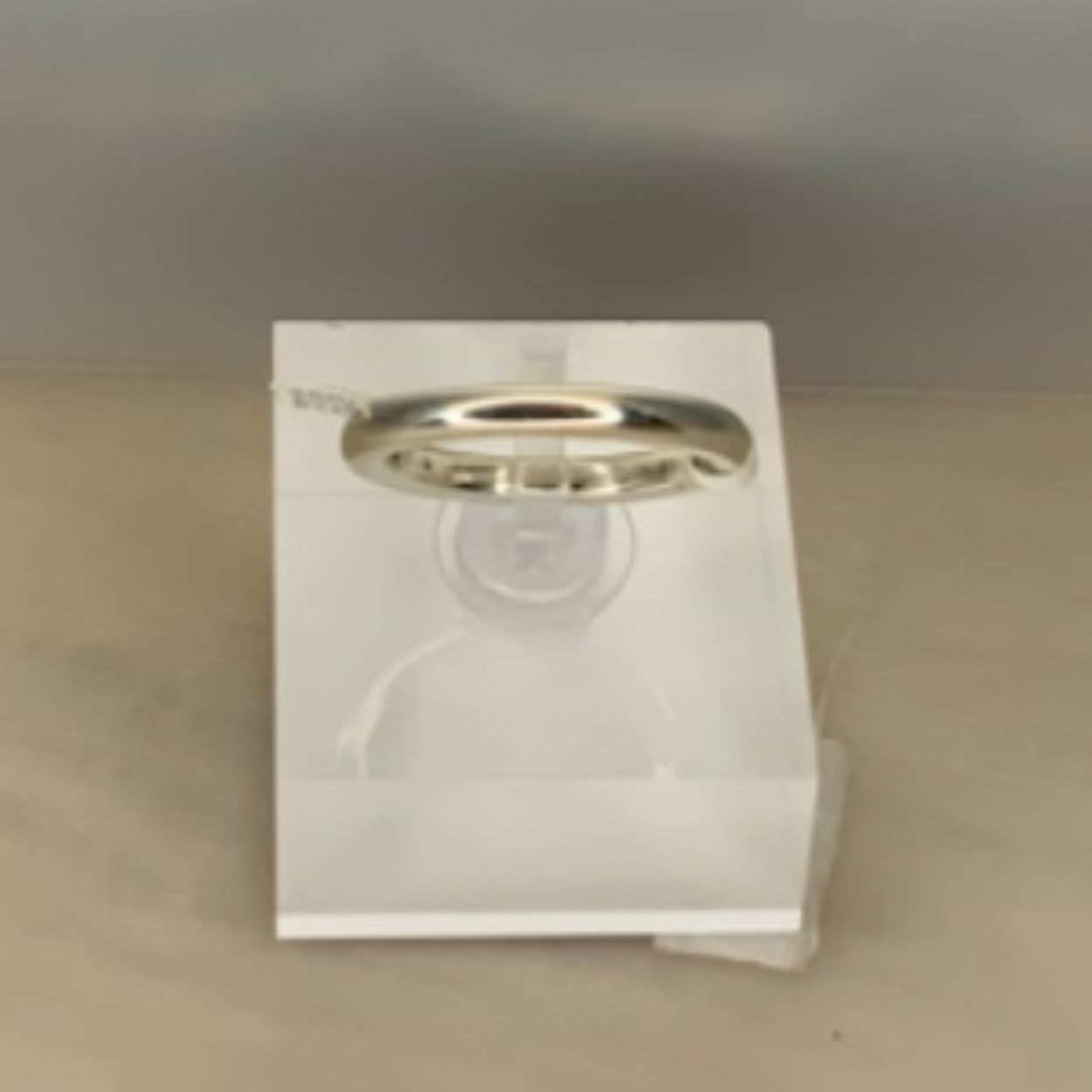 Zware gladde ring massief