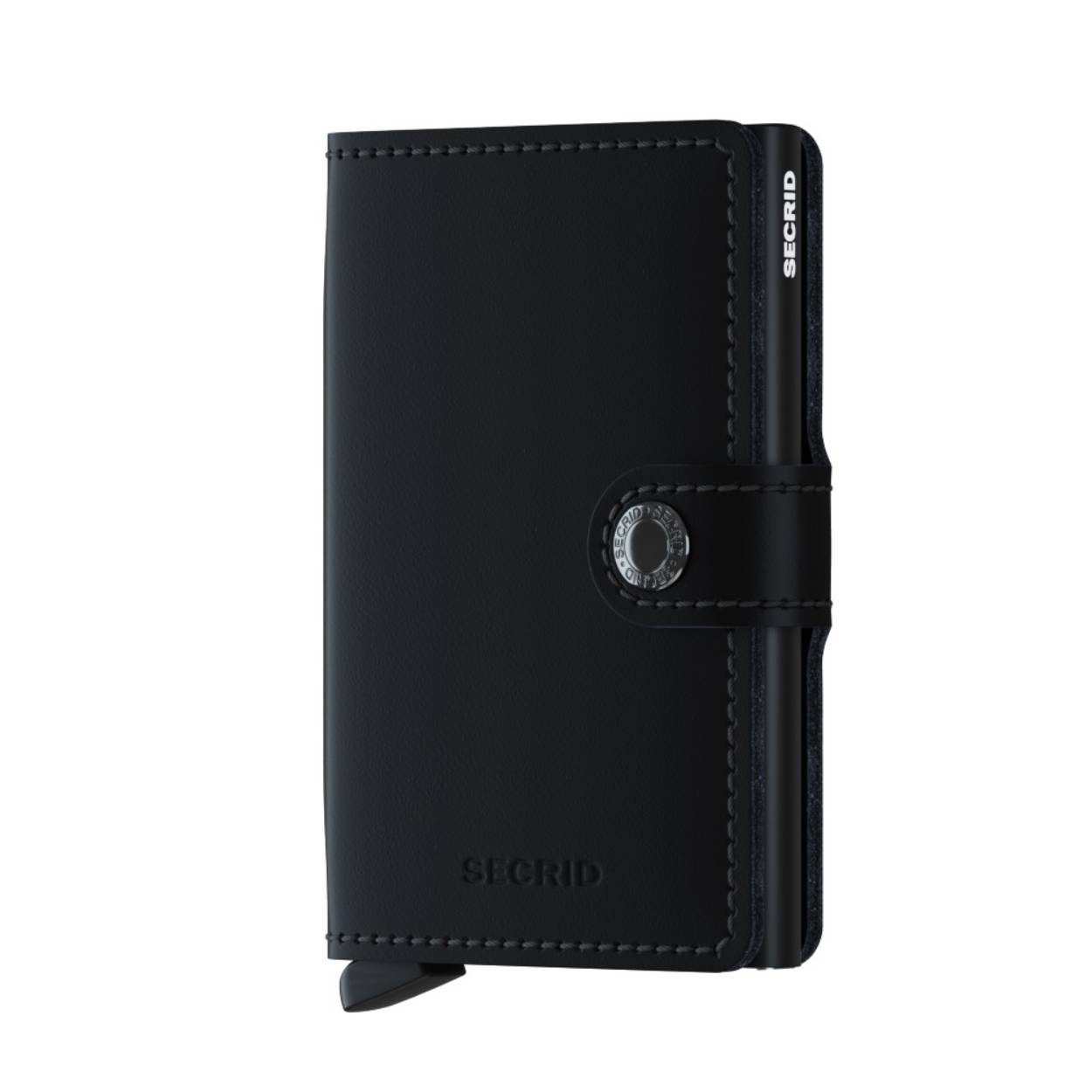 Matte leer heeft een zacht, glad oppervlak wat het kenmerkend kleurrijk en elegant maakt. Een robuuste leersoort die de alledaagse reuring kan weerstaan.

Mini wallet Matte Black is van gecorrigeerd leer, gemaakt in Nederland van Europese runderhuiden. 

Draagt
4 verdikte of 6 platte kaarten
6 extra kaarten
Bankbiljetten
Visitekaartjes
Bonnetjes
Afmetingen en gewicht
68 x 102 x 16 mm
72 g
2 jaar garantie