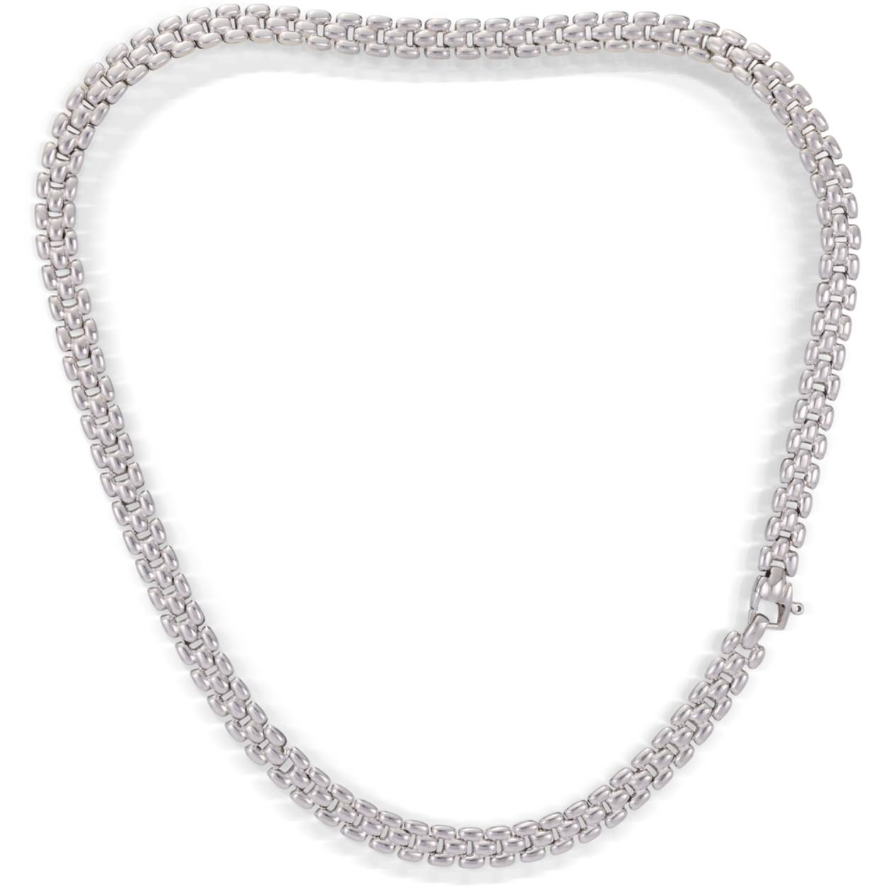 Zilver collier Monzario