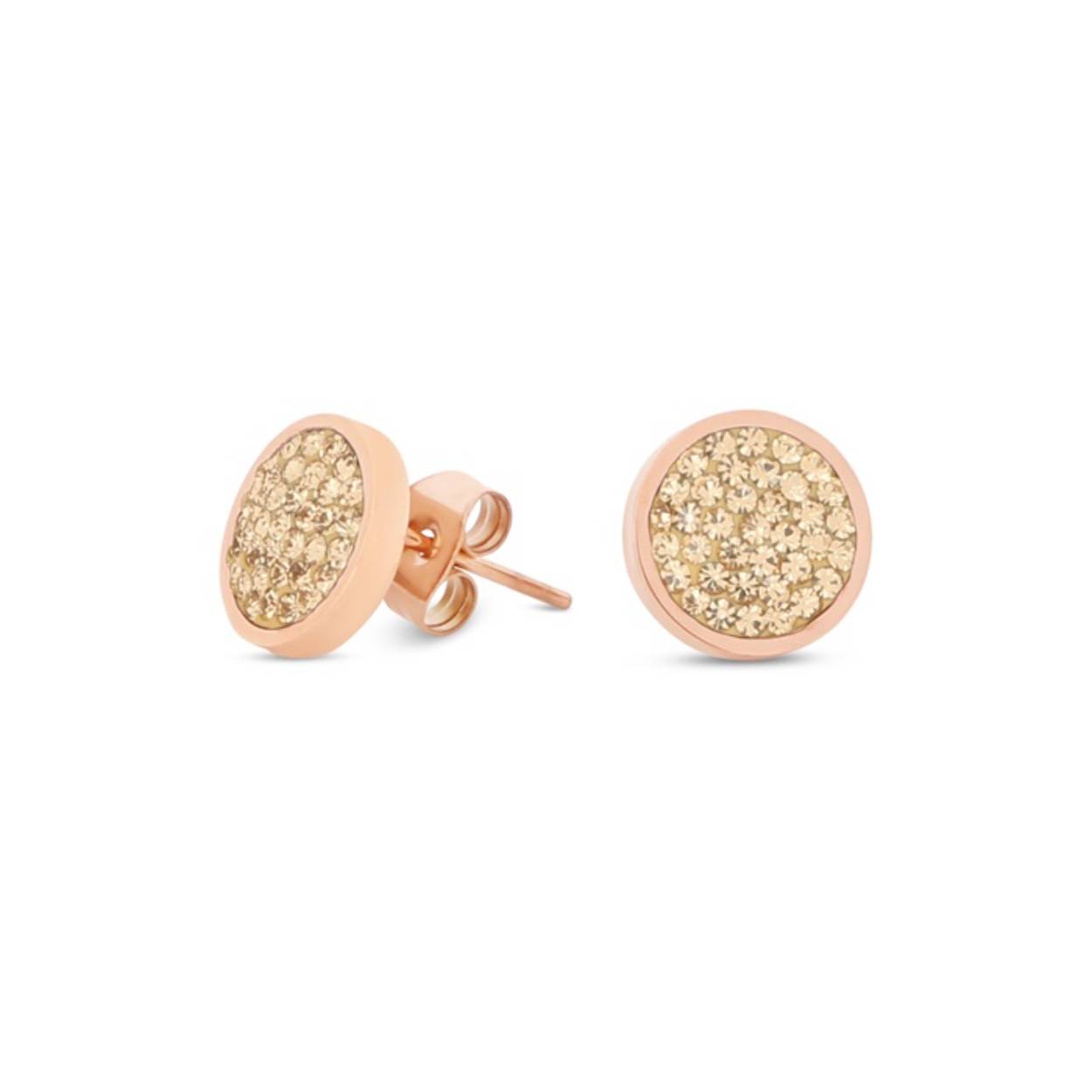 De Melano Friends Daniëlle oorbellen zijn speciaal ontworpen voor de feestdagen. Na het grote succes van de Shiny steentjes zijn er nu ook bijpassende oorstekers in drie fabulous kleurtjes. Deze set is niet alleen leuk om te dragen tijdens de feestdagen, maar ook ontzettend leuk om cadeau te doen. De Daniëlle oorbellen zijn 10 mm breed en zijn verkrijgbaar in een zilver-, rose goud- of goudkleurige plating. Dit is de kleur rose goud, light colorado.