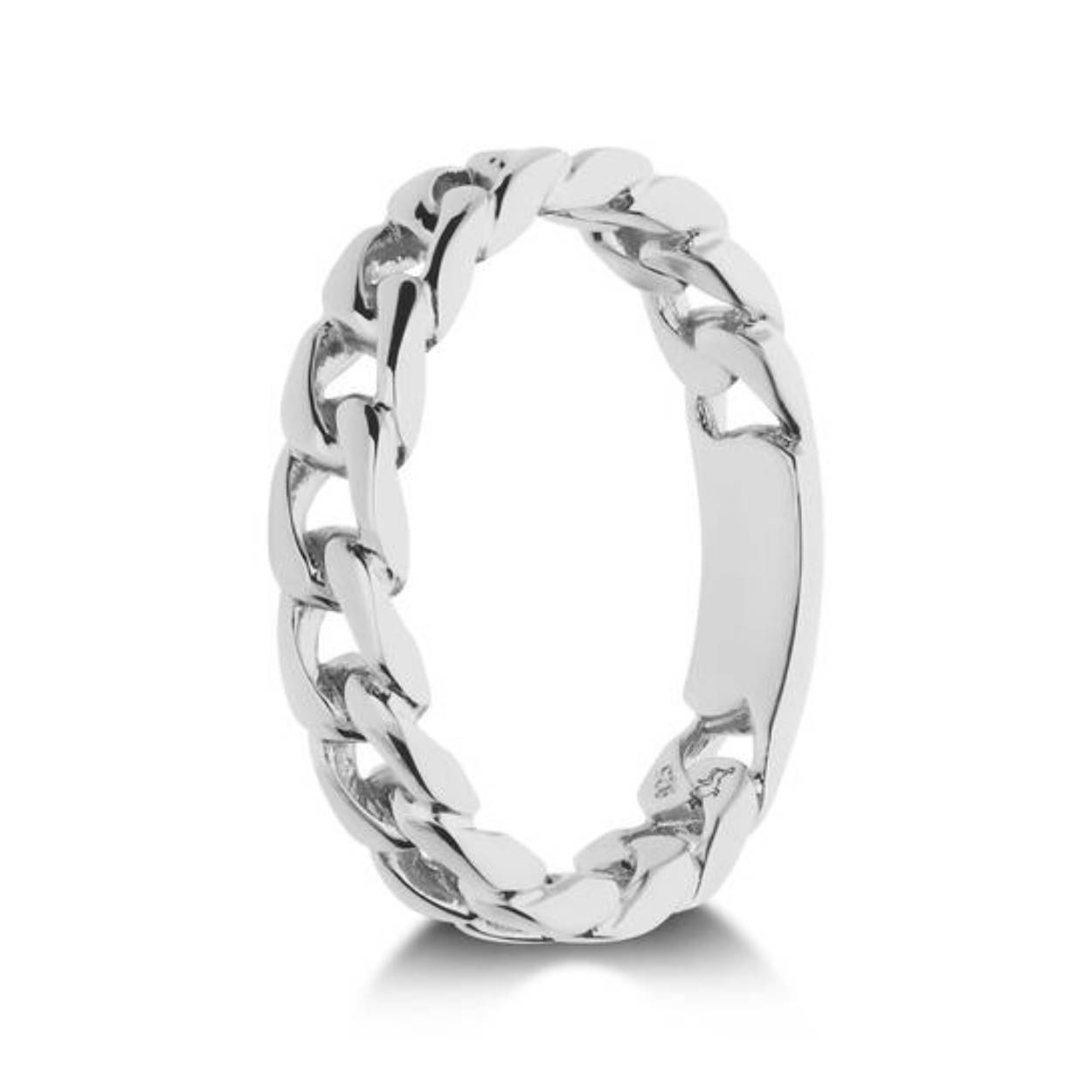 Huiscollectie zilveren ring gourmet. Maat 54